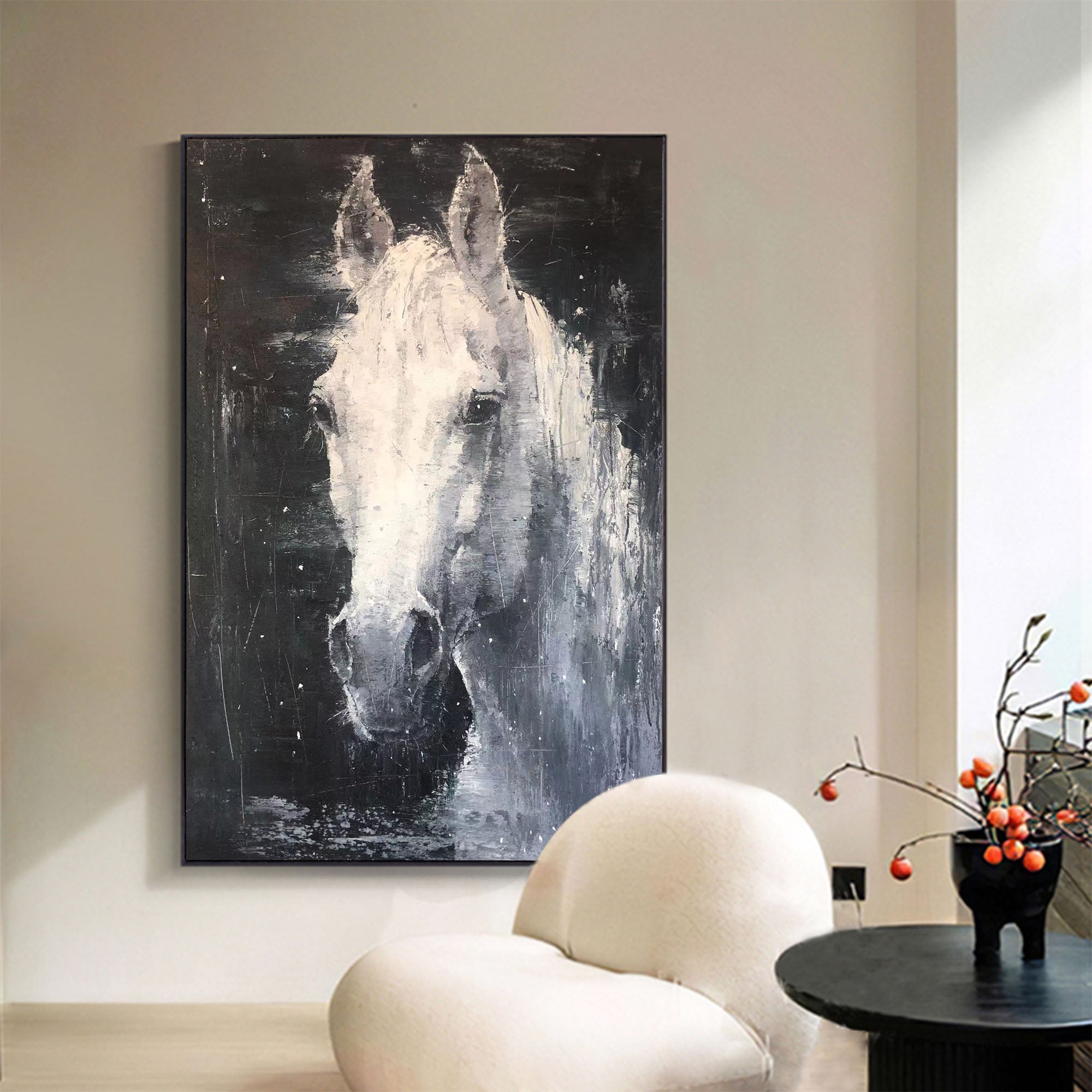 White Horse Painting ANH39 - Neutralighting
