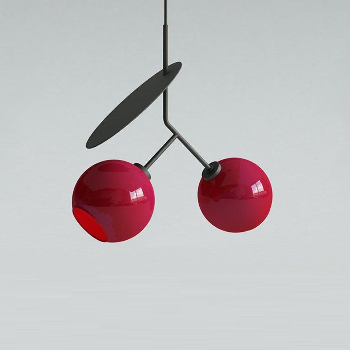 Valentina Cherry Pendant Light, Metal & Glass, 3 Color - Neutralighting