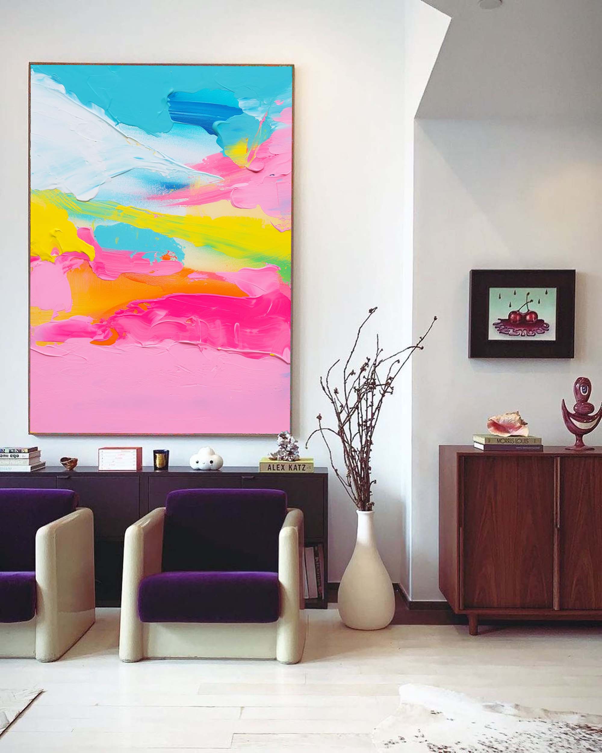 Wall Art Abstract Impressionist Playful