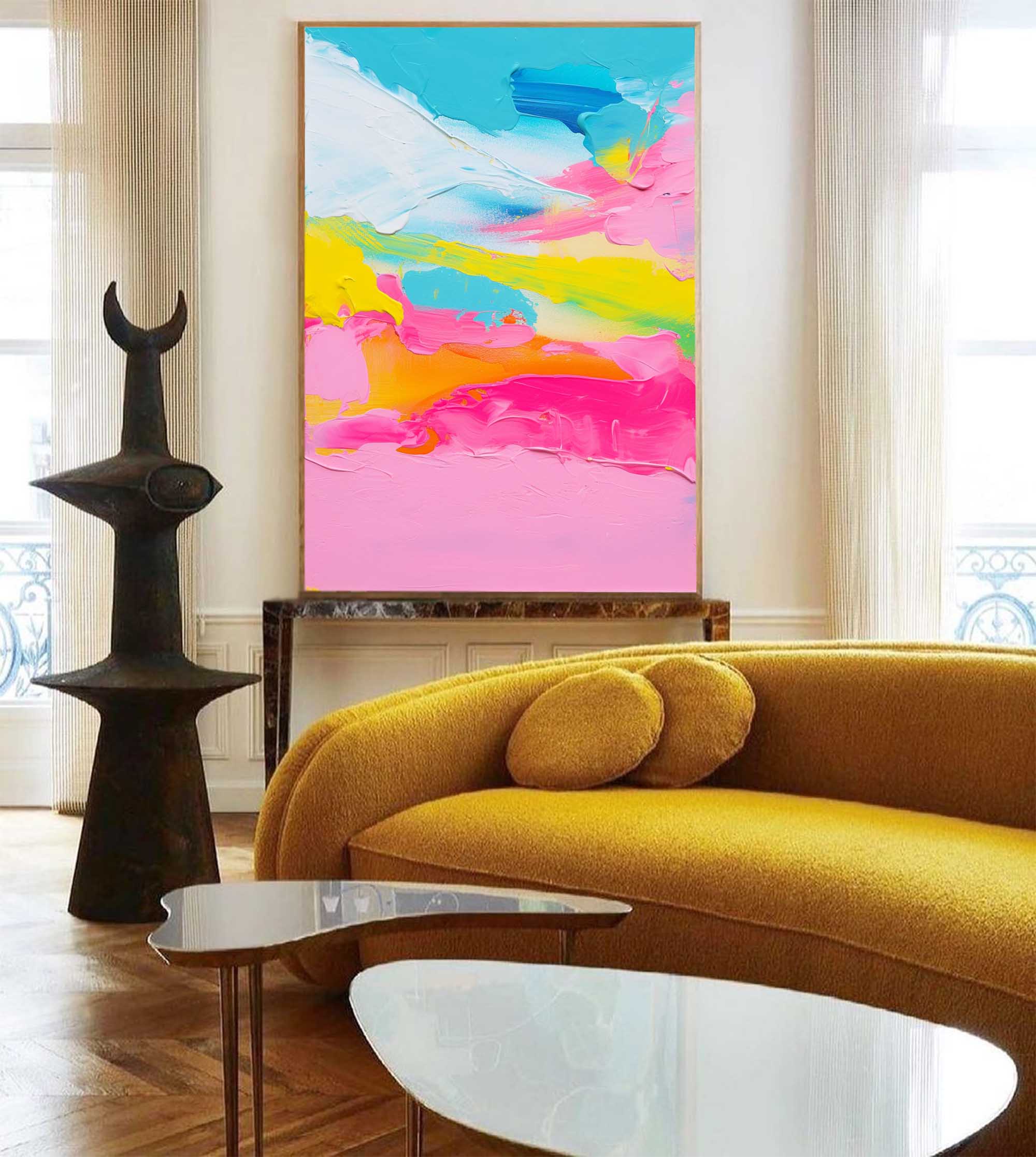 Wall Art Abstract Impressionist Playful