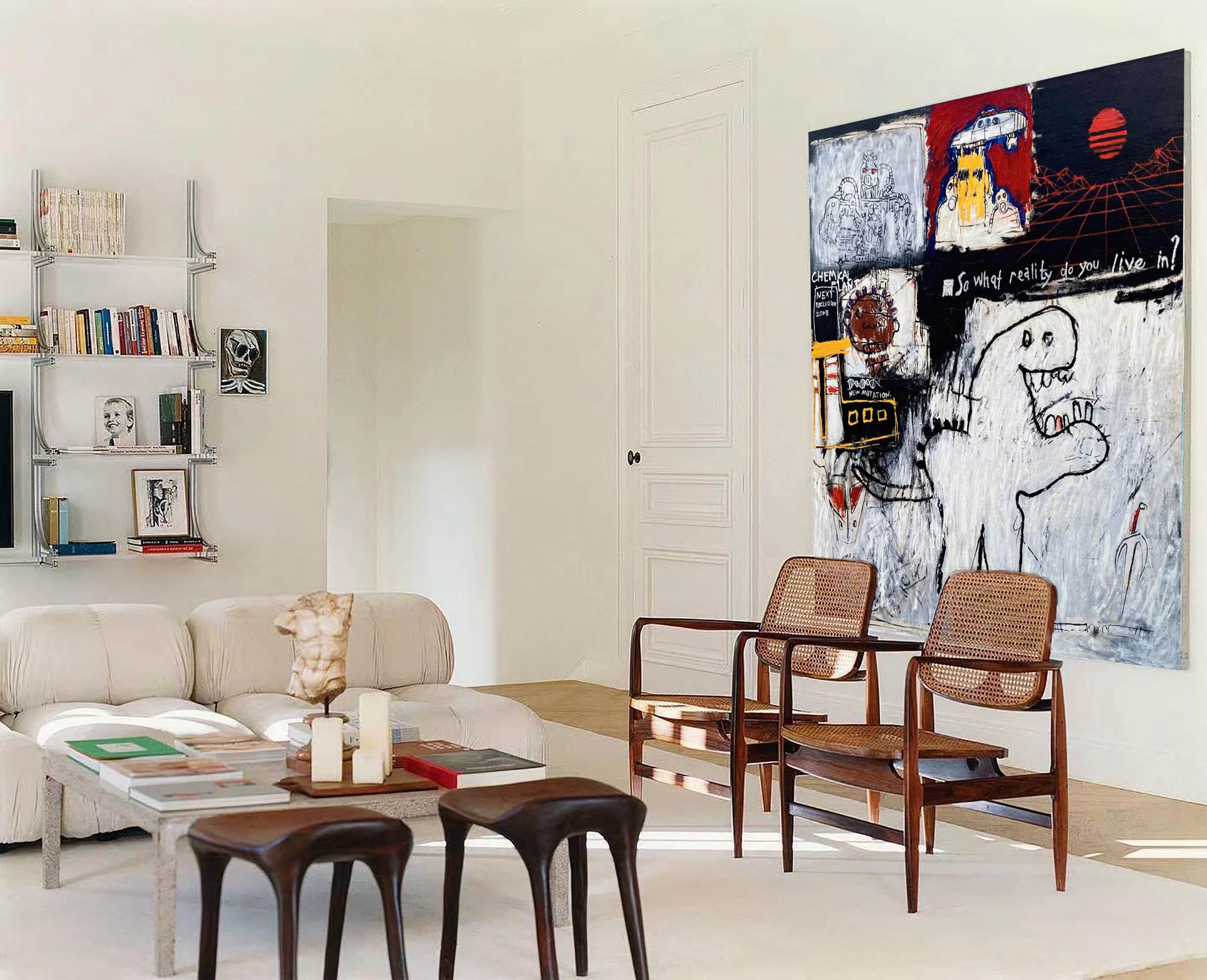 Wall Art Abstract Graffiti Playful Energetic