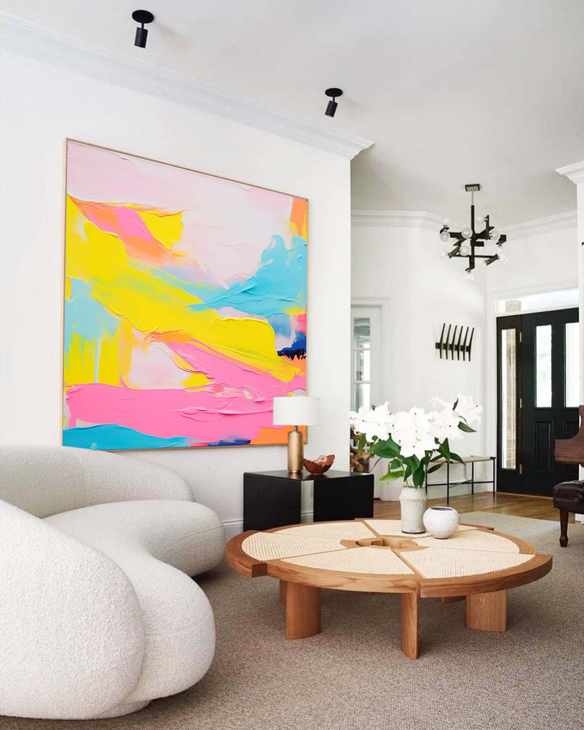 Wall Art Abstract Playful Energetic Summer