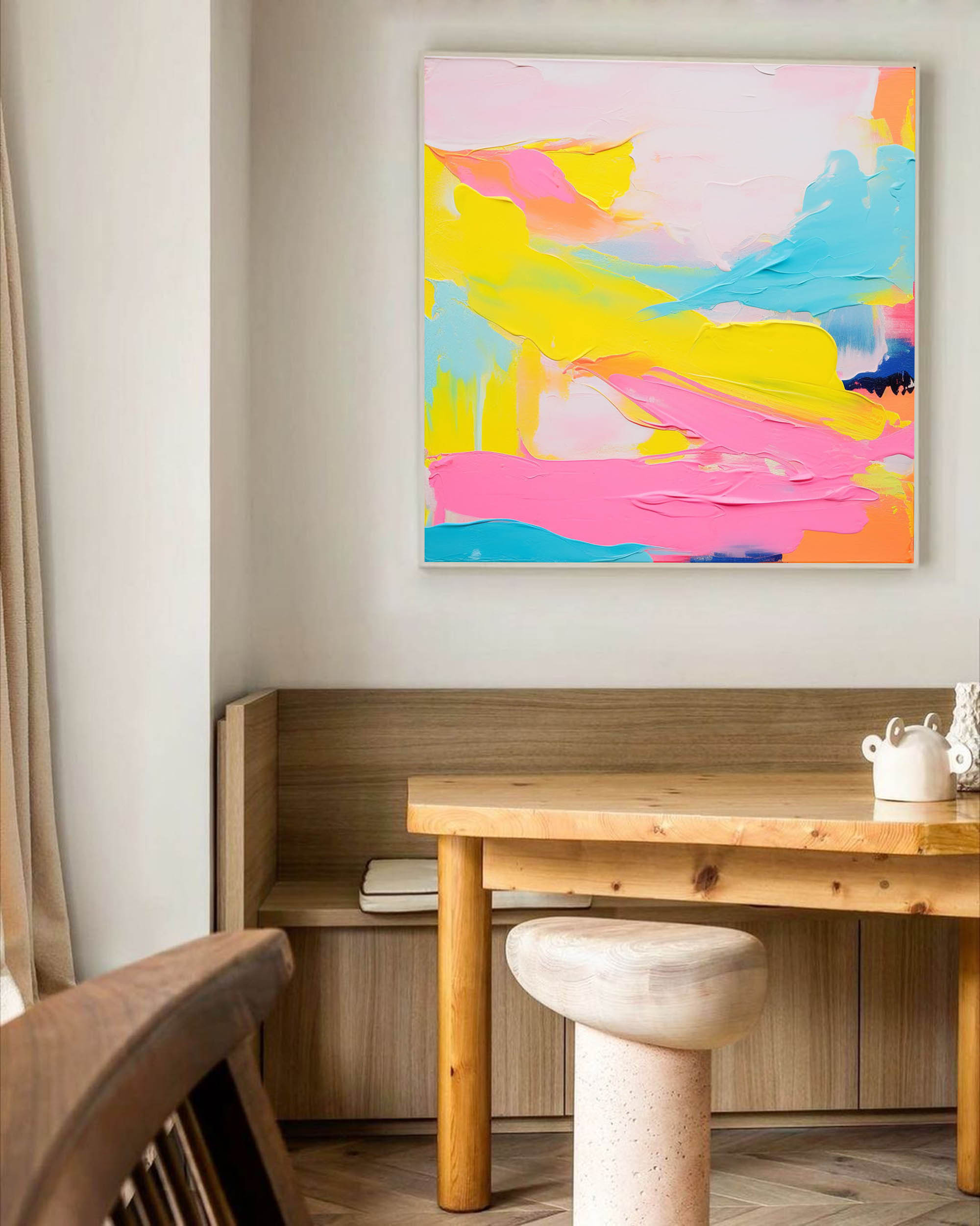 Wall Art Abstract Playful Energetic Summer