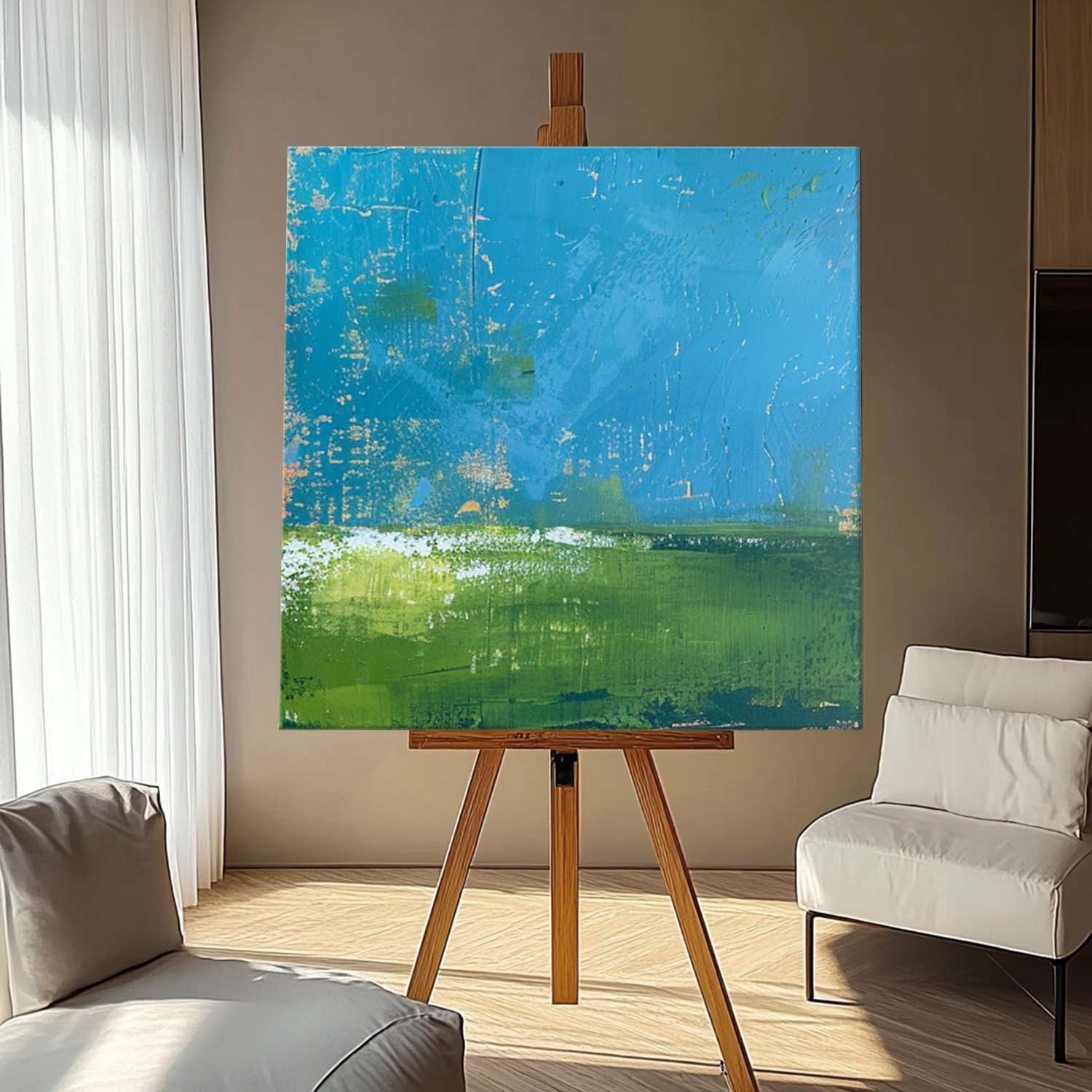 Wall Art Abstract Fresh Healing Nature Vibrant Modern