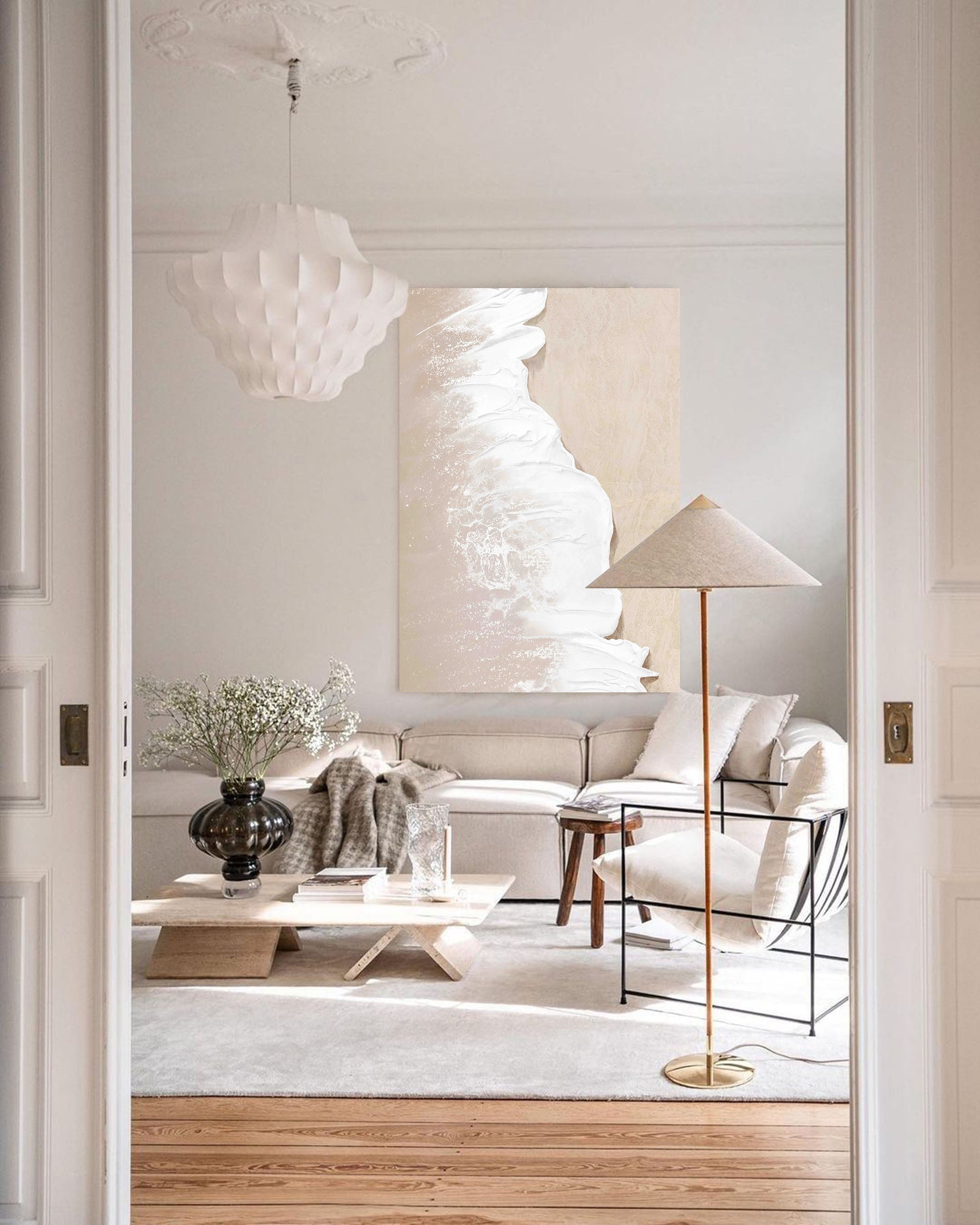 Plaster Art Texture Painting TX001 - Neutralighting