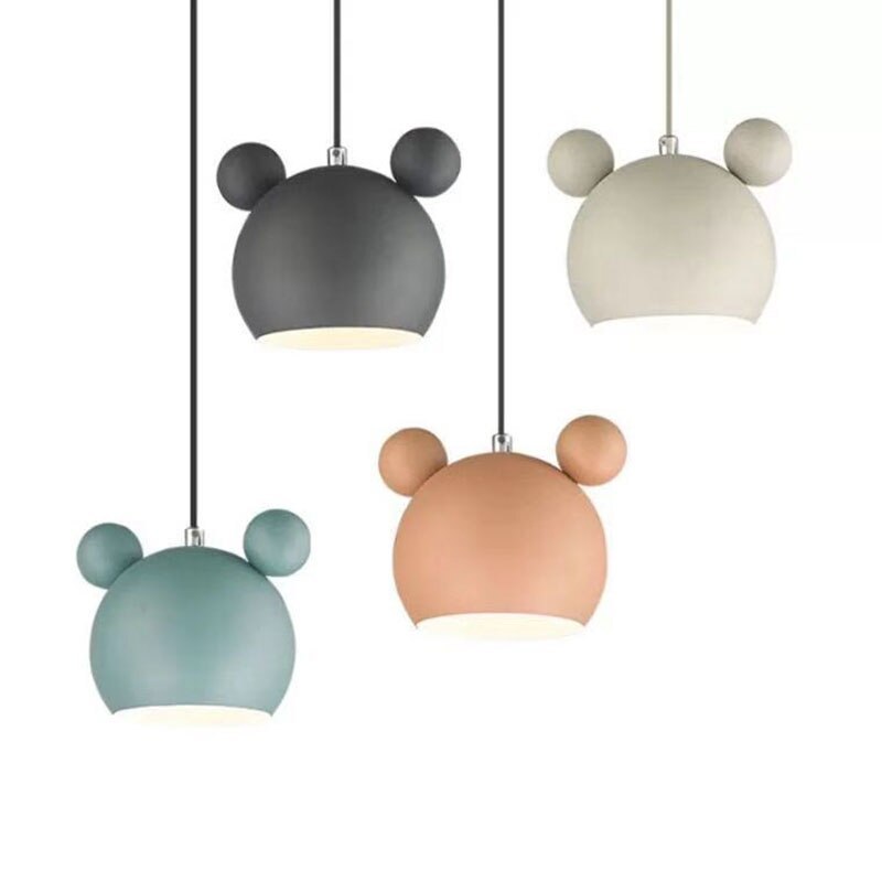 Valentina Mouse Head Pendant Light, 5 Colour - Neutralighting