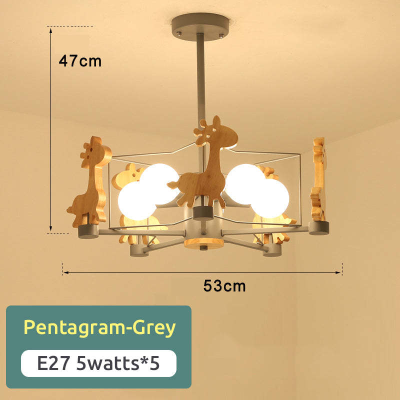 Arisha Giraffes LED Flush Mount Ceiling Light