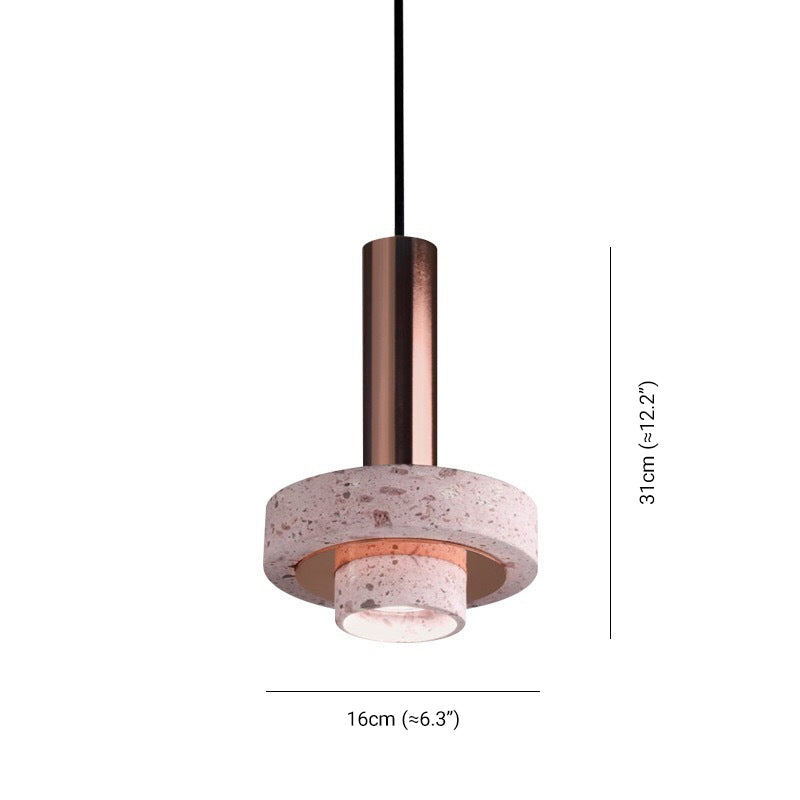 Arisha Modern LED Art Deco Colorful Pendant Light, Terrazzo - Neutralighting