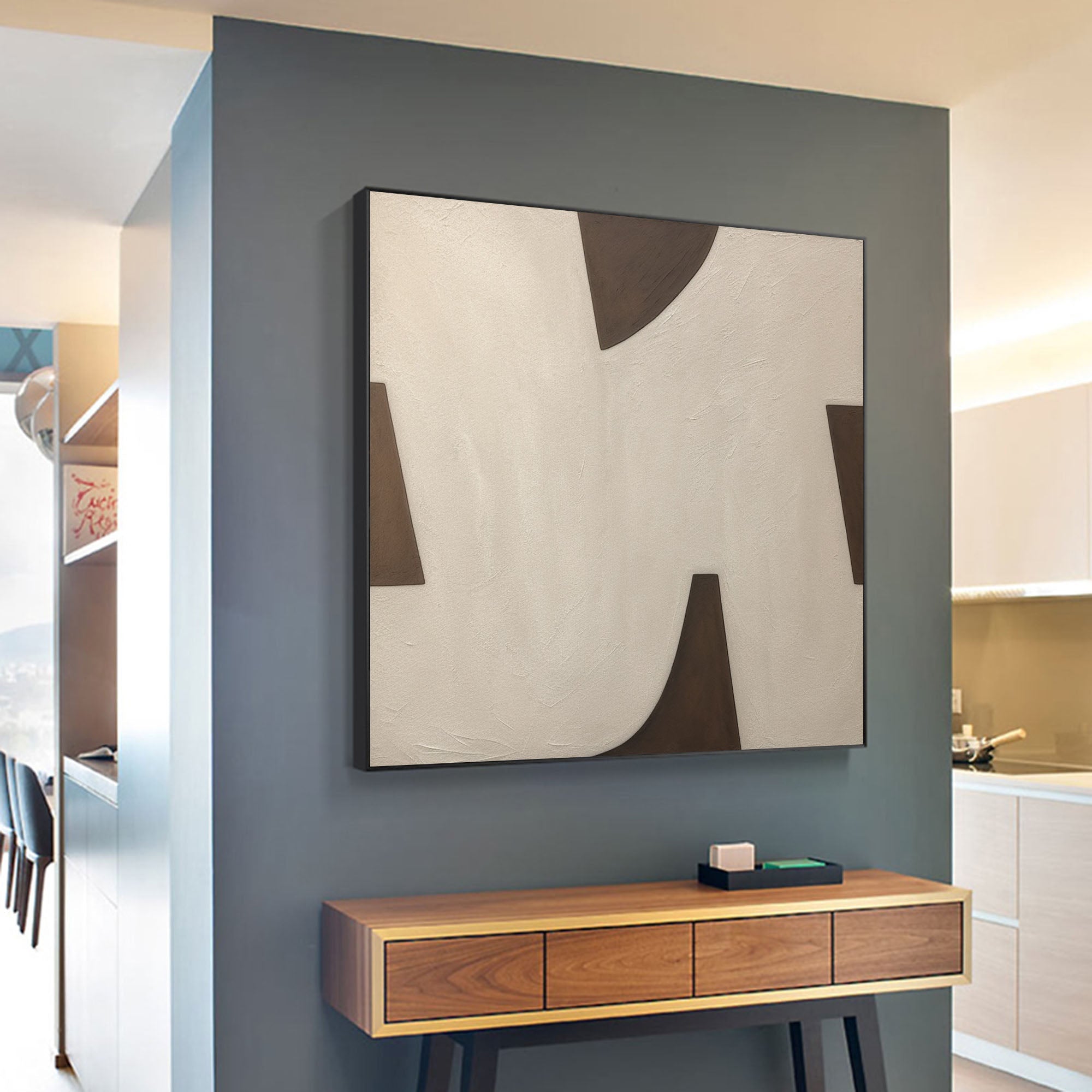 Minimalist Abstract Geometric Painting