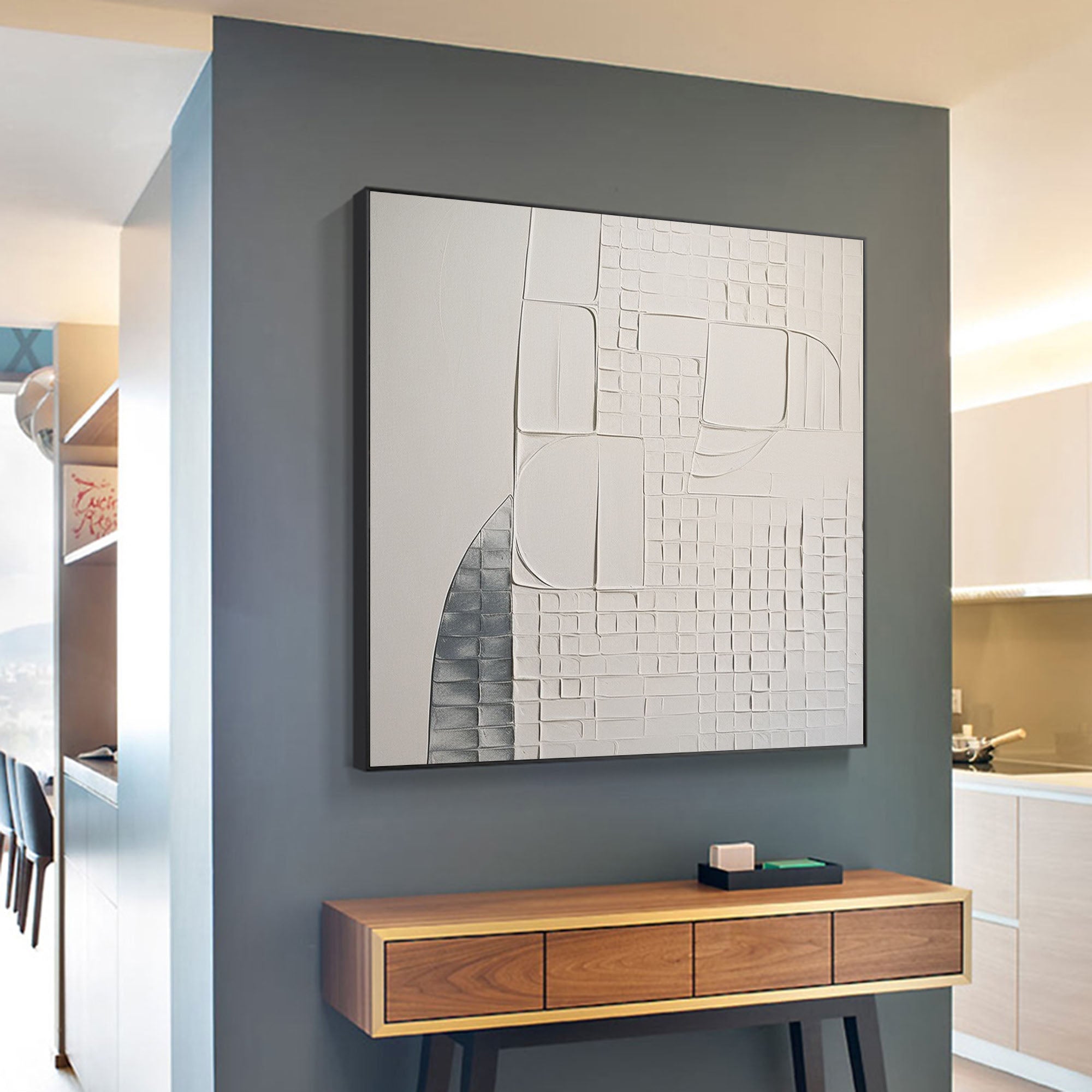 Plaster Art Texture Painting SG244 - Neutralighting