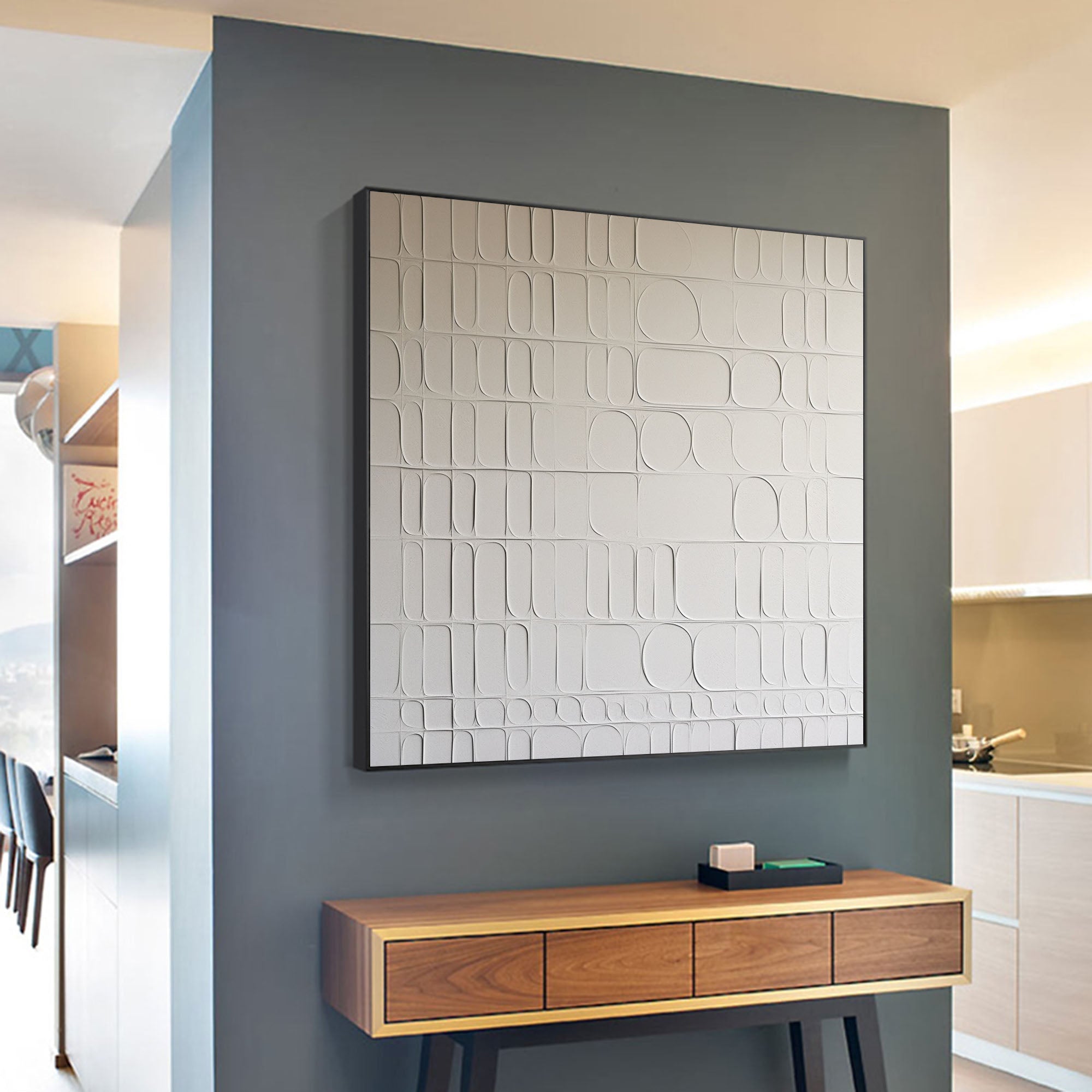 Plaster Art Texture Painting SG247 - Neutralighting