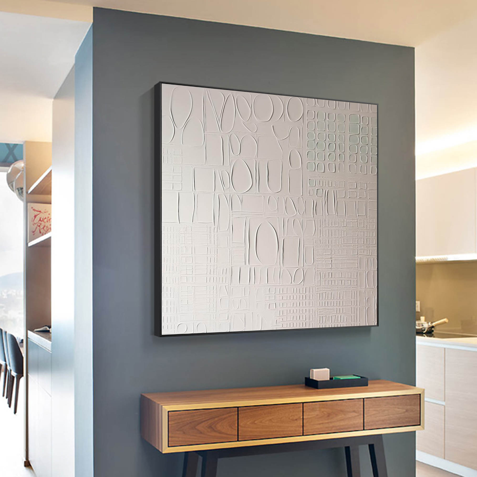 Plaster Art Texture Painting SG246 - Neutralighting