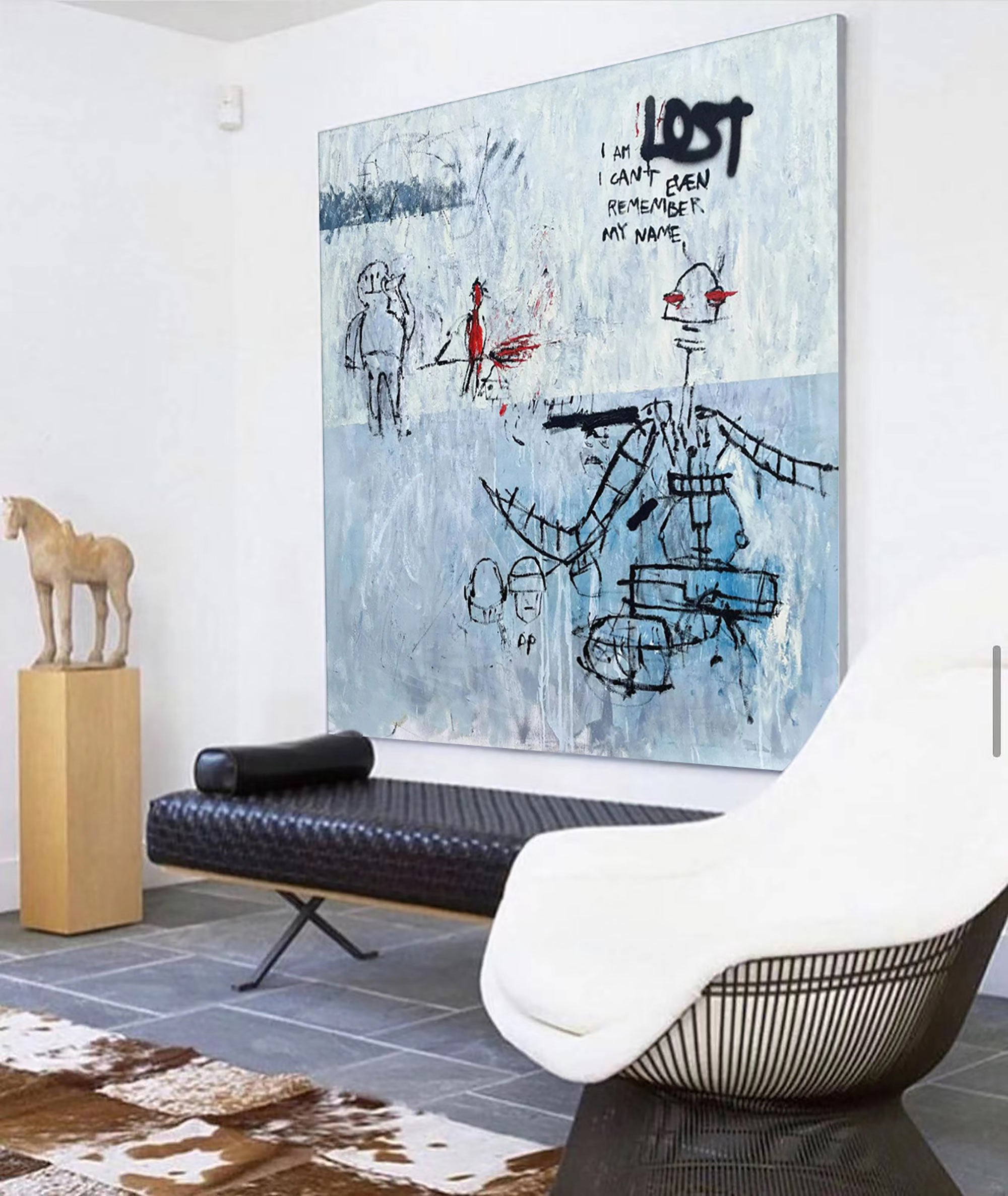 Wall Art Abstract Graffiti Pop Sketchy Bold