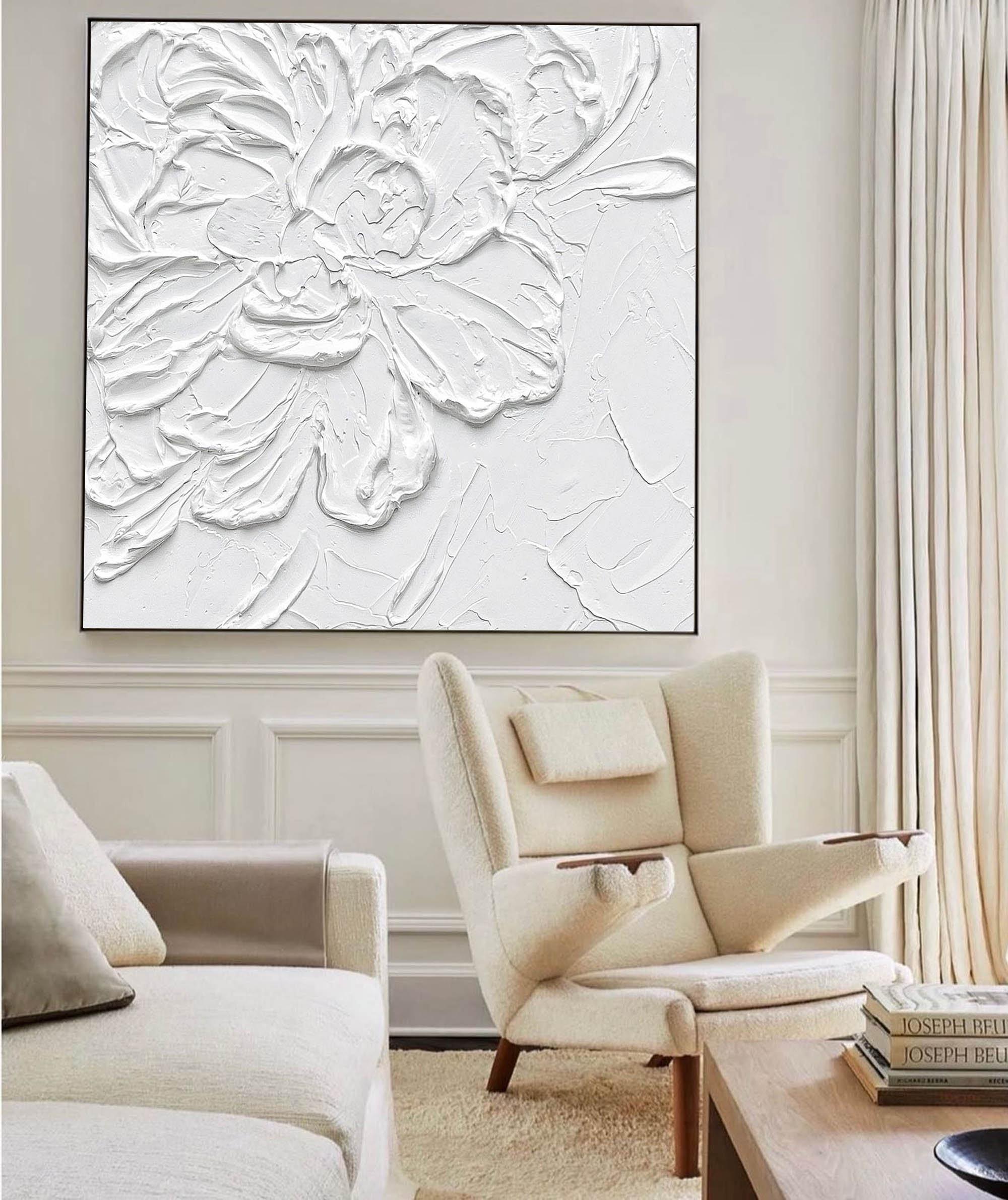 Plaster Art Texture Painting TX008 - Neutralighting