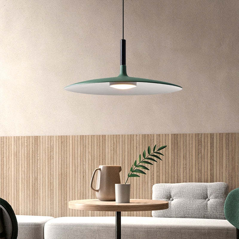Rava Pendant Light Pan, Plate Shape Modern Design - Neutralighting