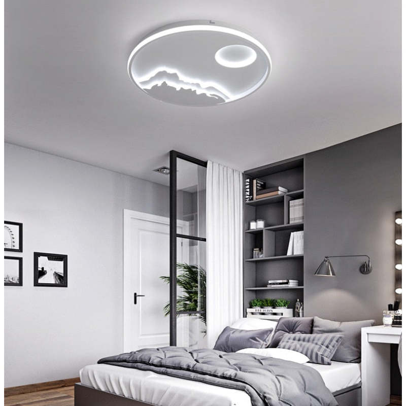 Arisha Mountain View Flush Mount Ceiling Light - Neutralighting