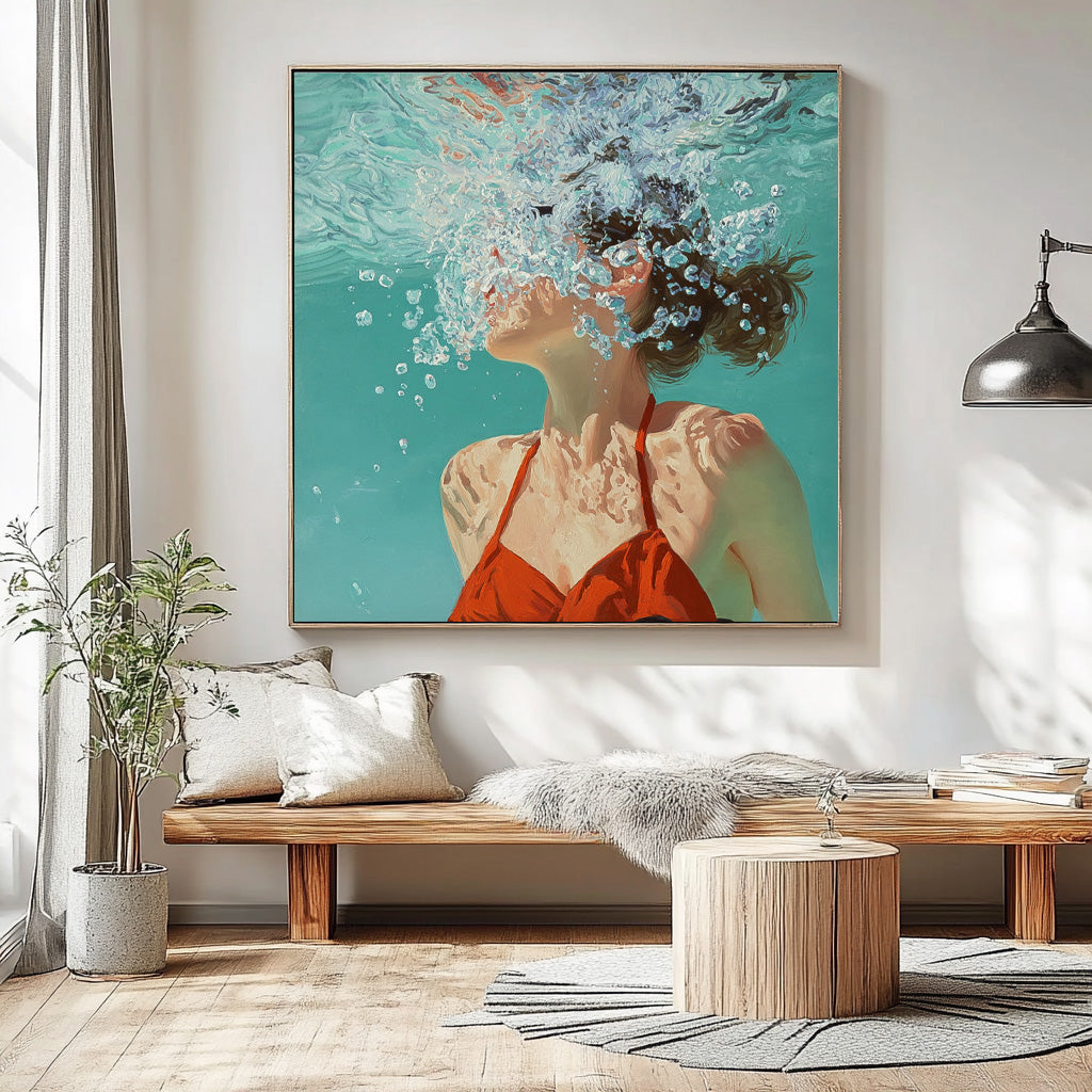 Wall Art People Freeing Energetic Summer
