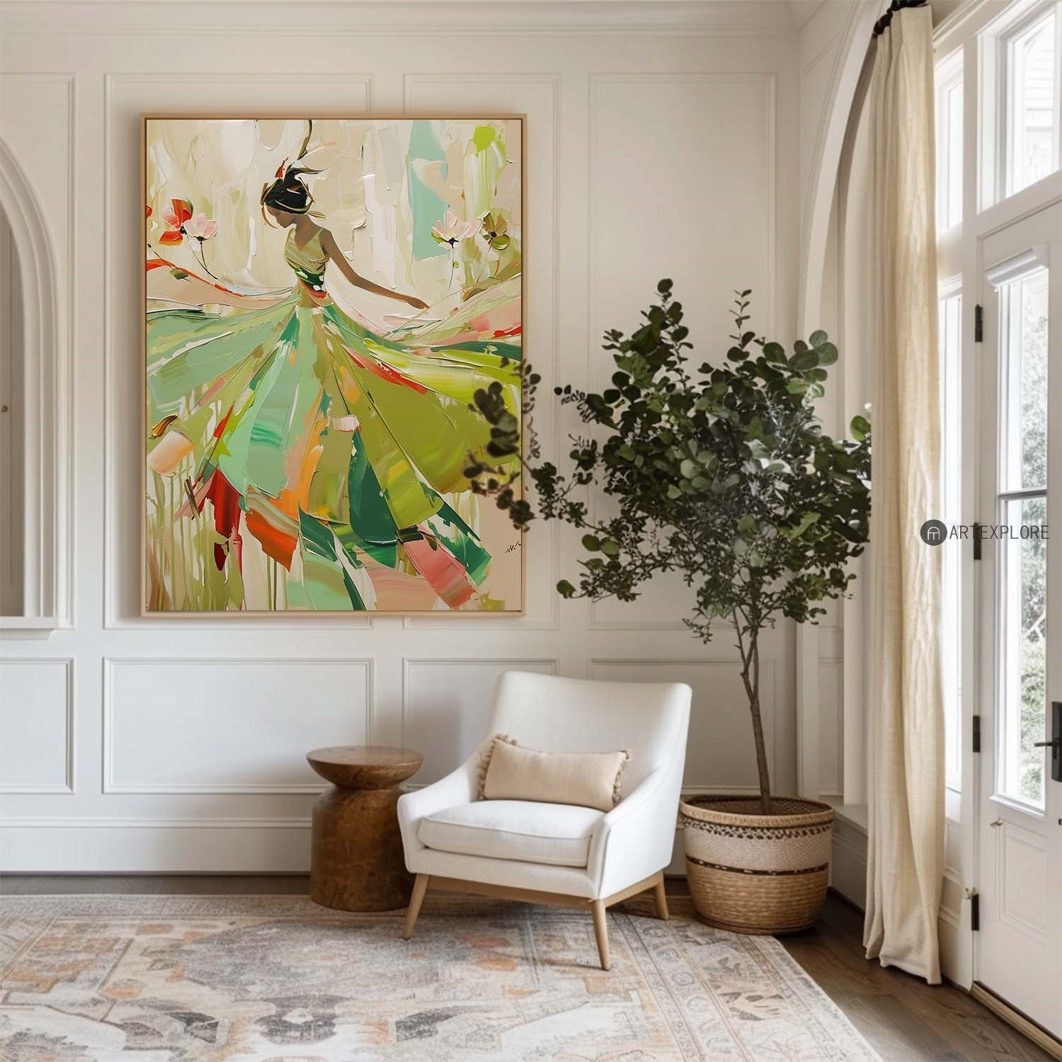 Modern Abstract Painting ABAV519 - Neutralighting