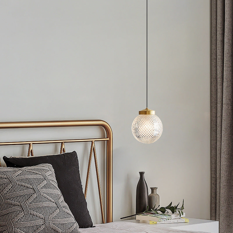 Arisha Modern Circle Glass Pendant Light for Bedroom & Hotel - Neutralighting