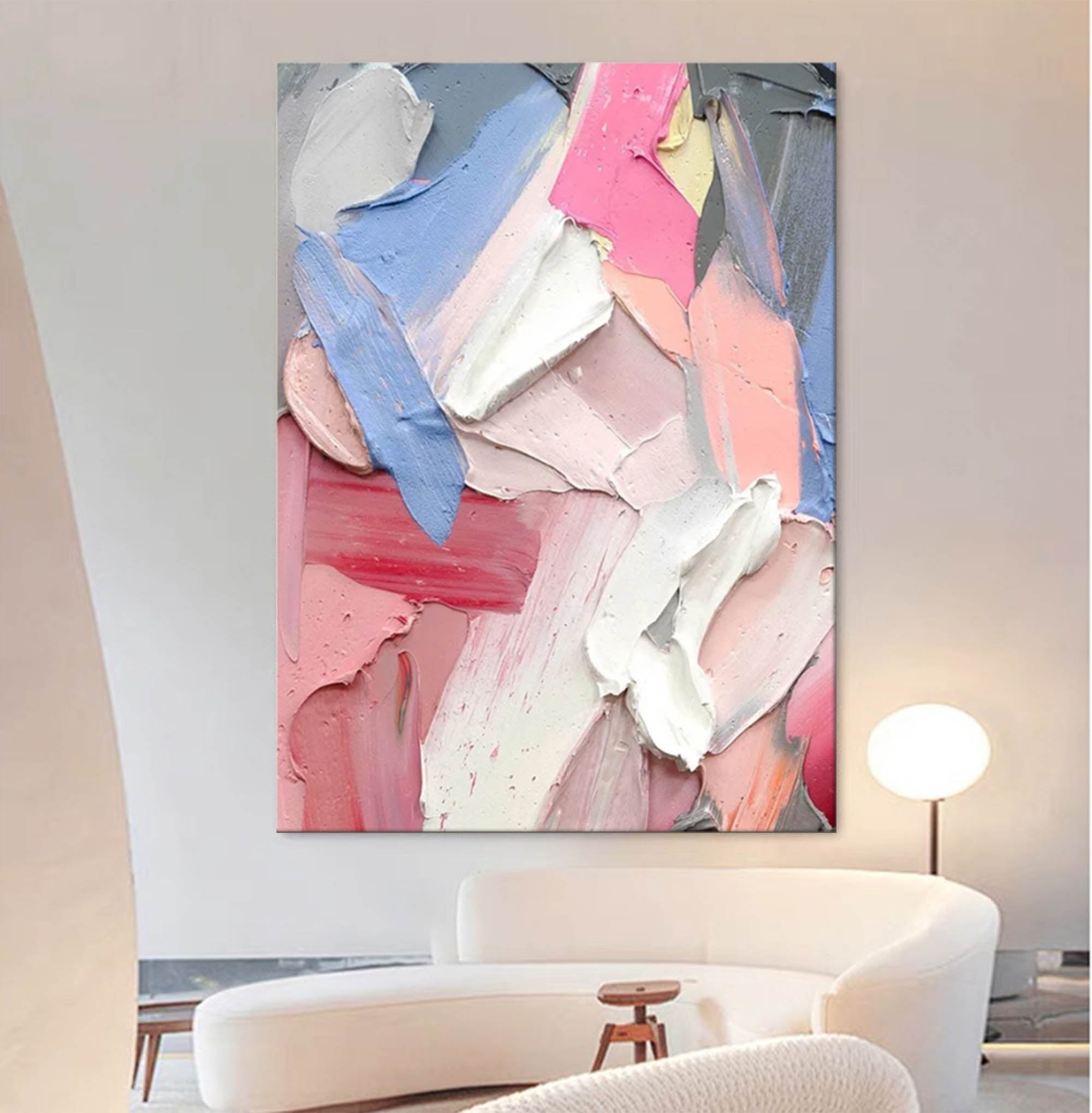 Wall Art Abstract Soft Impasto Contemporary