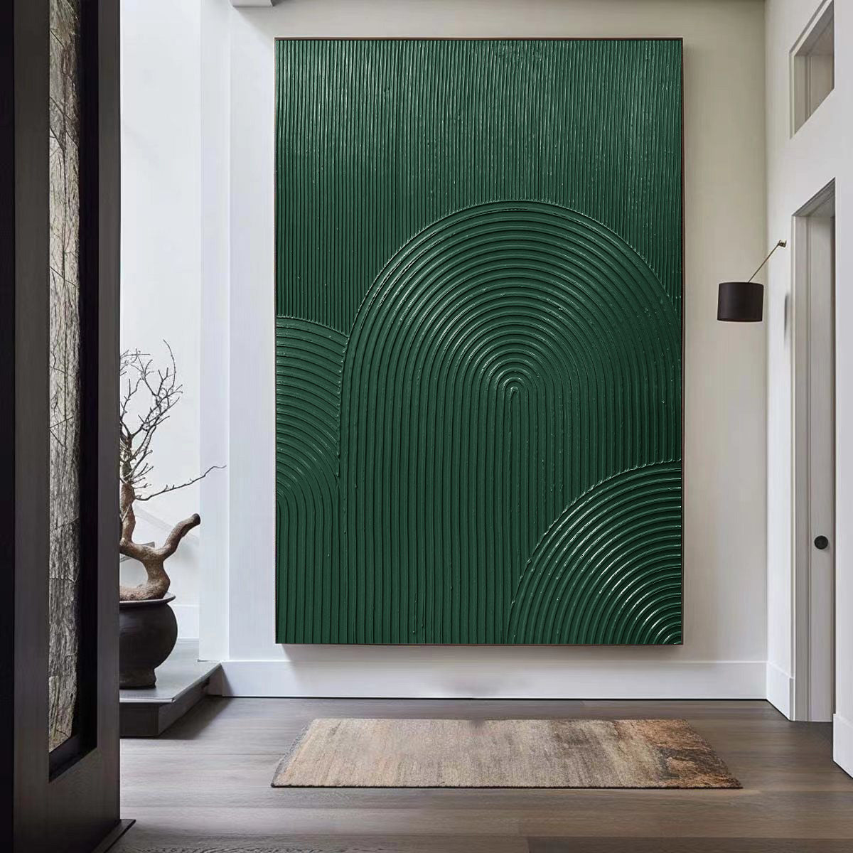 3D Green Abstract Painting