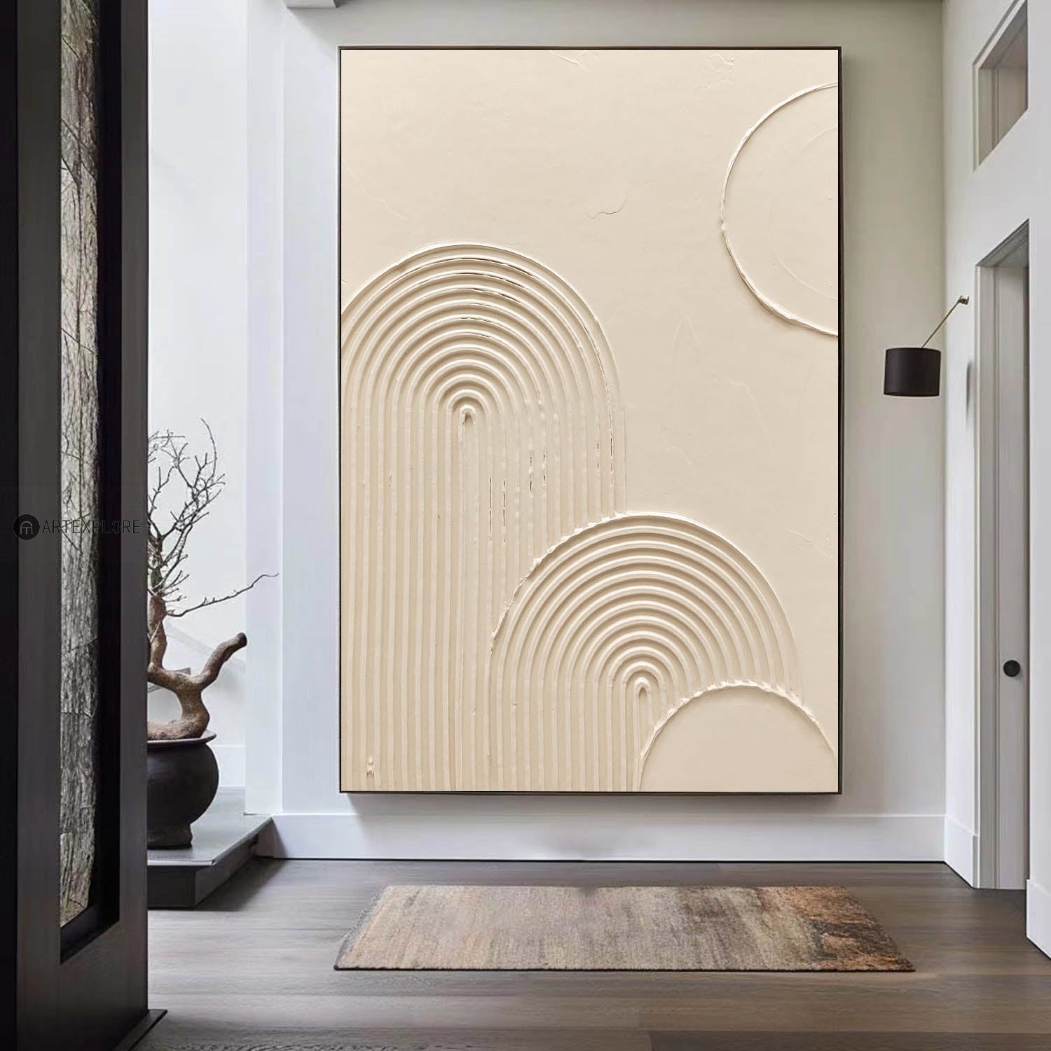 Concentric Flow Minimalist Wall Art