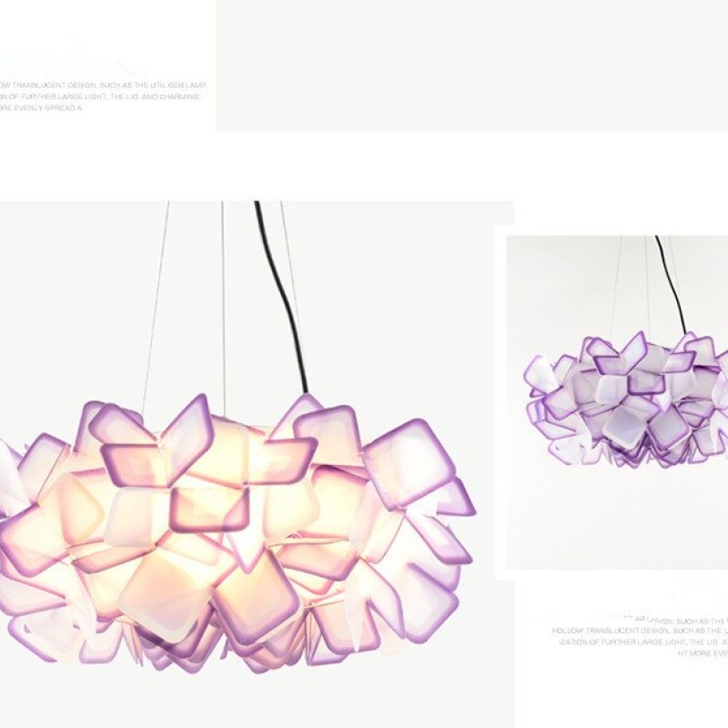 Arisha Modern Multicolour Decorative Flower Acrylic Pendant Light - Neutralighting