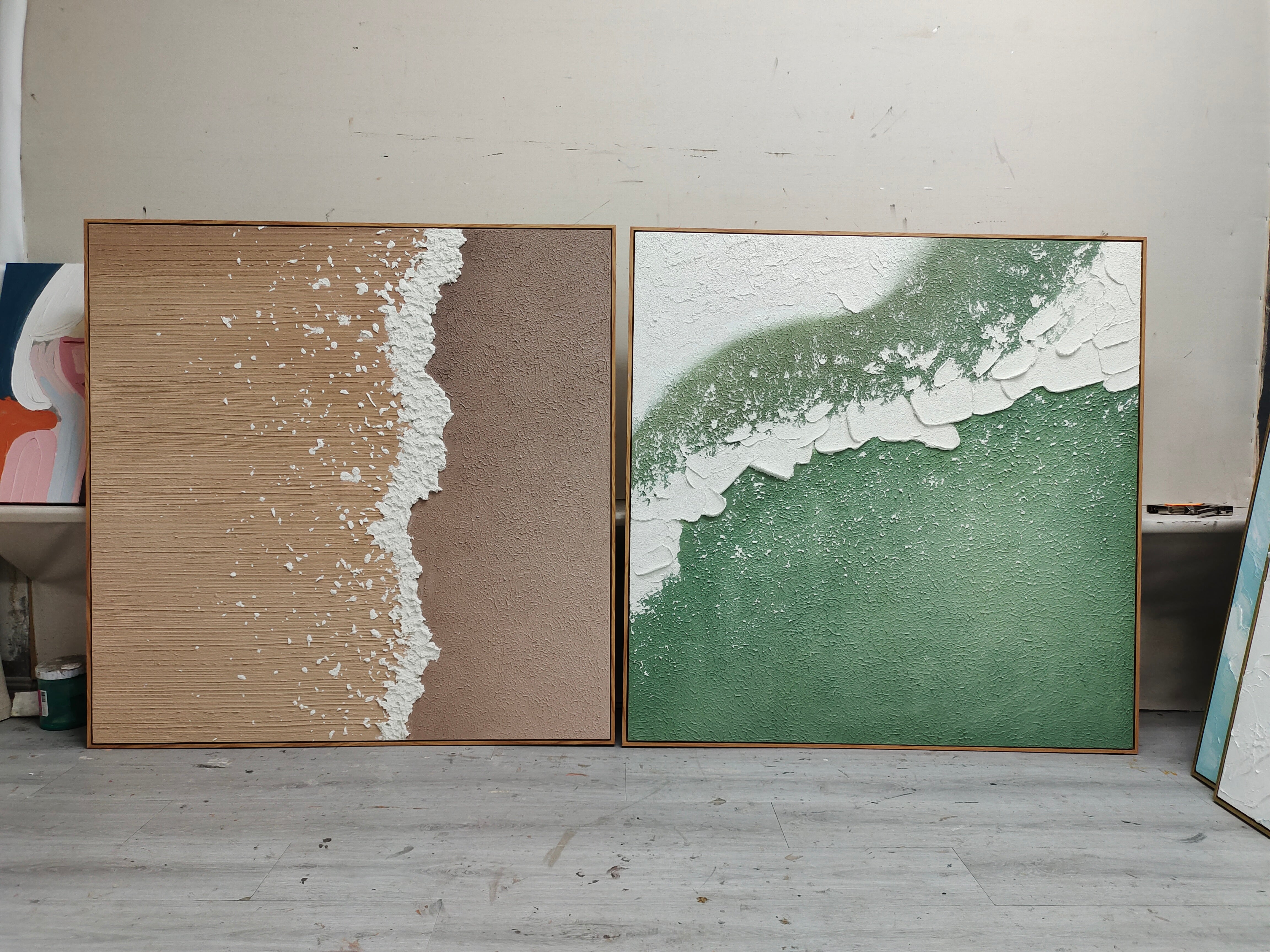 Abstract Painting Set Of 2 SP156 - Neutralighting