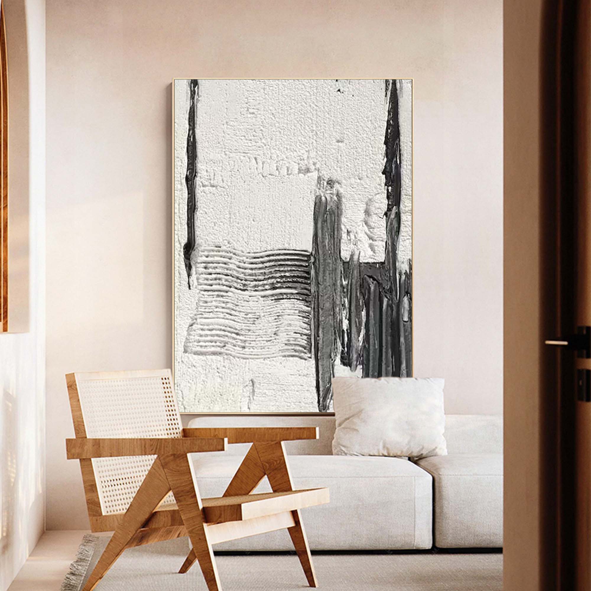 Textured Canvas Art Minimalist Painting