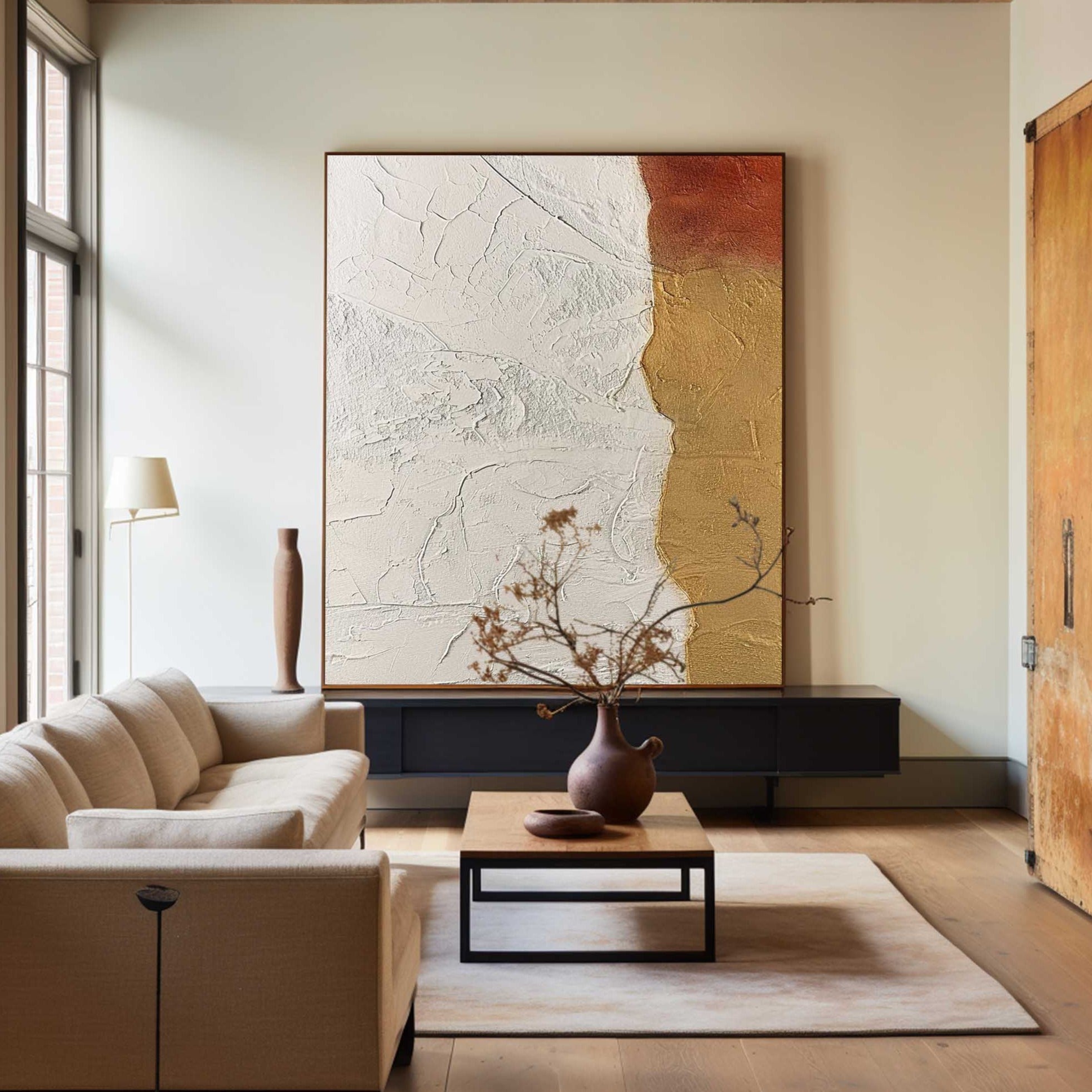 Ochre Edge Mineral Painting