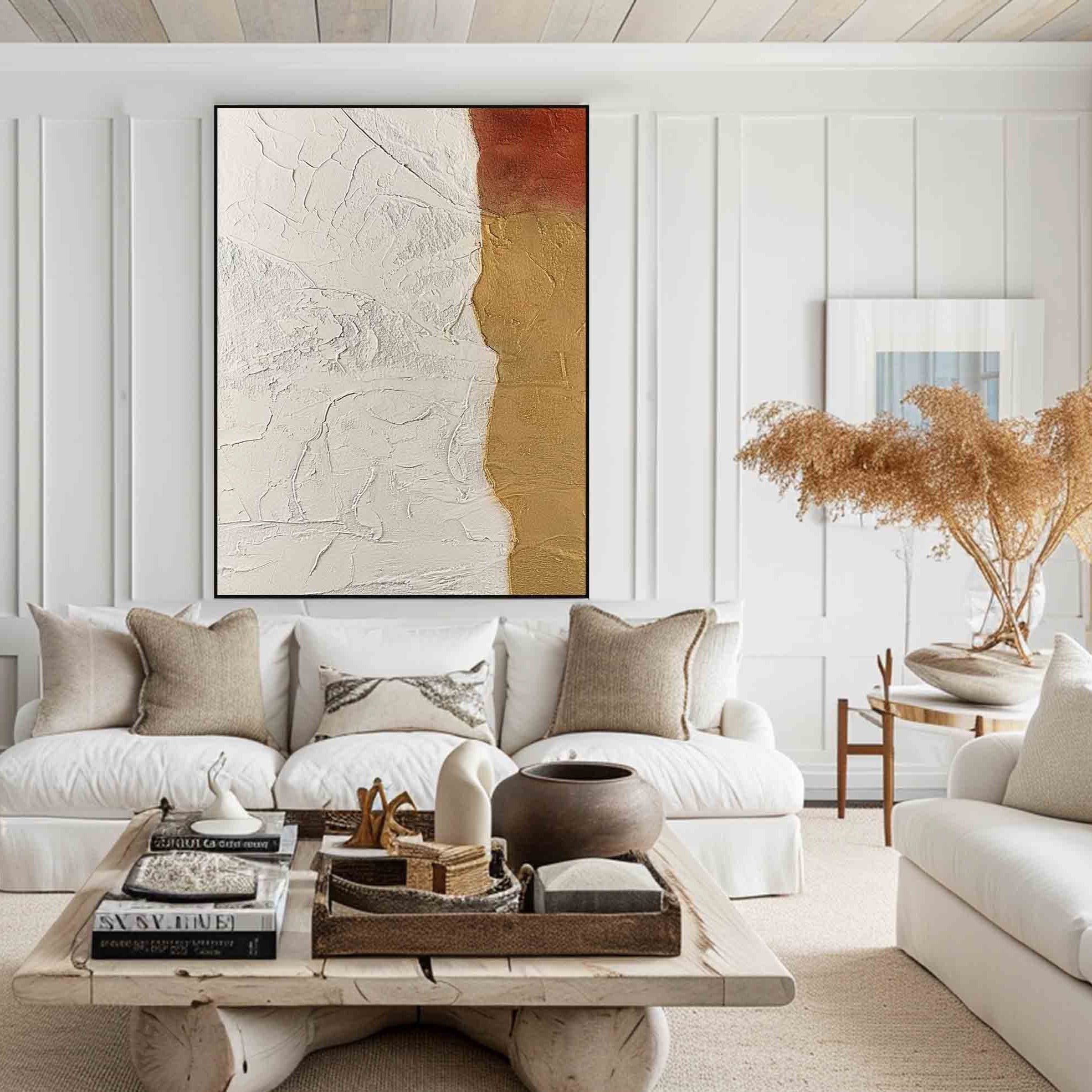 Ochre Edge Mineral Painting