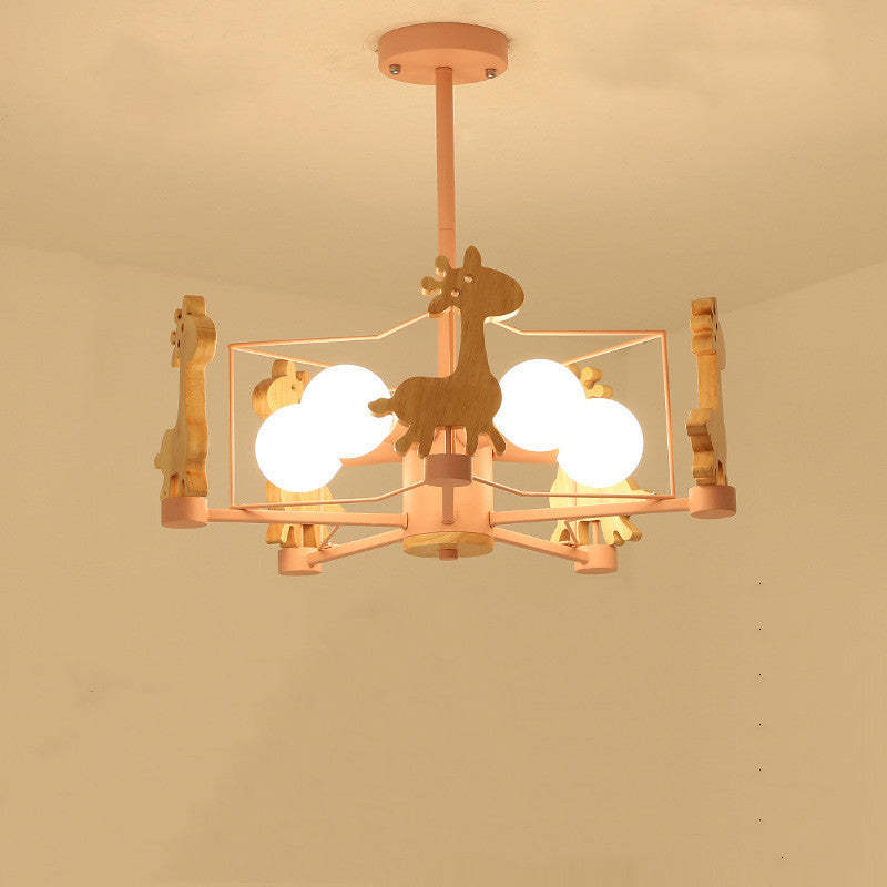 Arisha Giraffes LED Flush Mount Ceiling Light