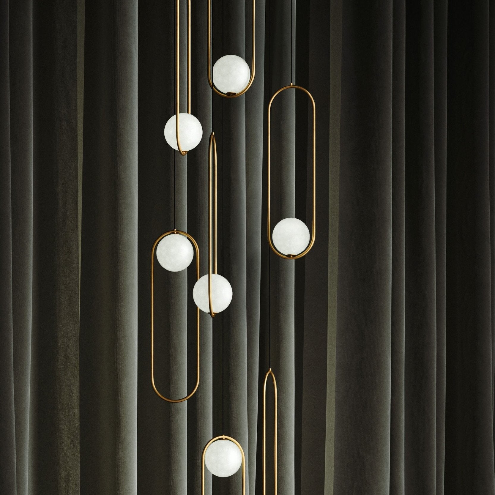 Mila Combination Chandelier - Blowlighting