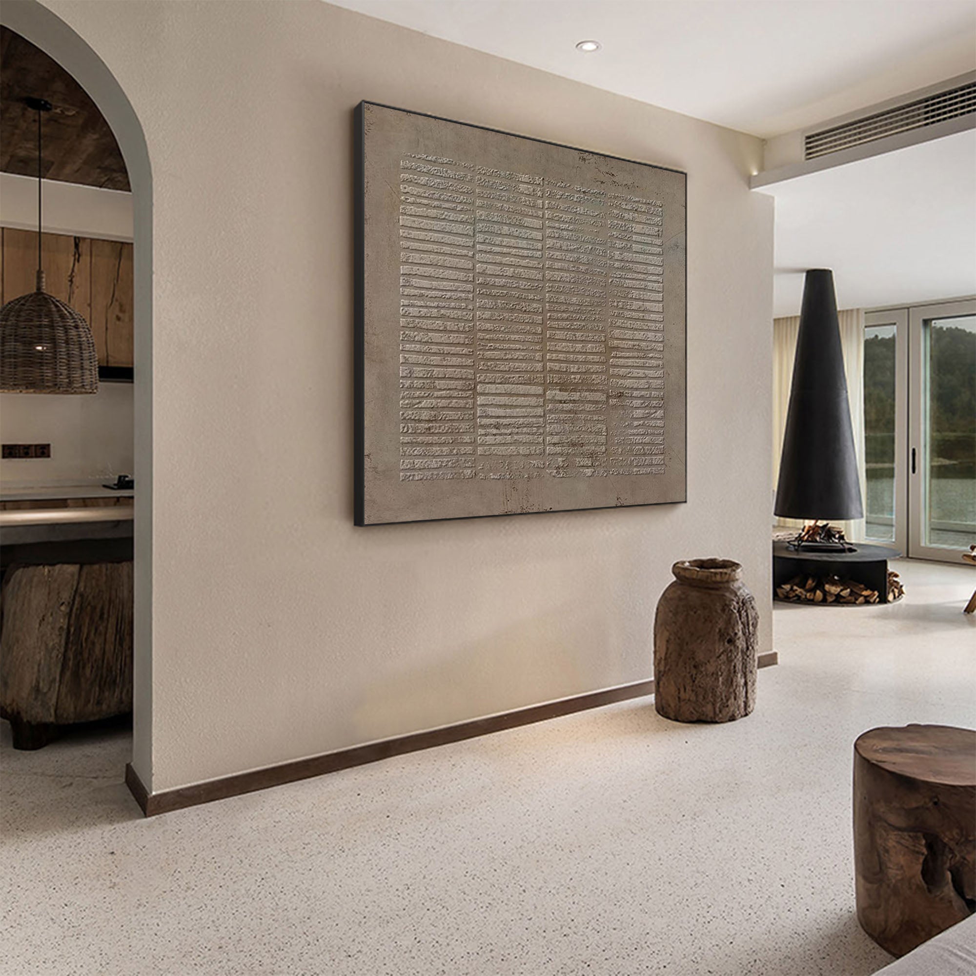 Wabi-Sabi Wall Art #TX012 - Neutralighting