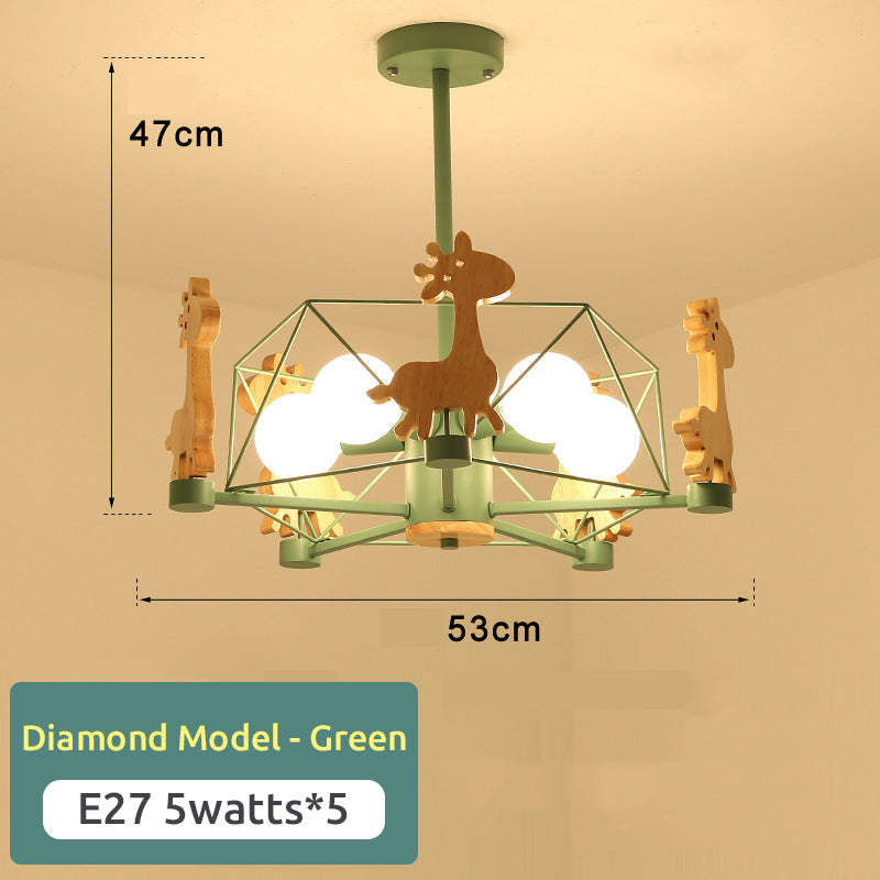 Arisha Giraffes LED Flush Mount Ceiling Light