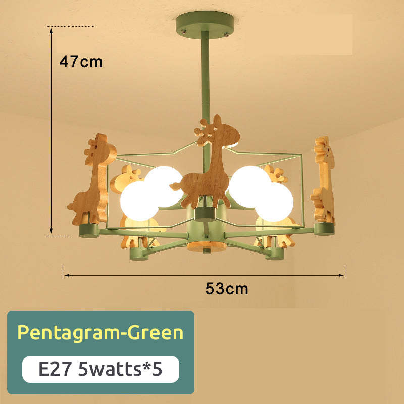 Arisha Giraffes LED Flush Mount Ceiling Light