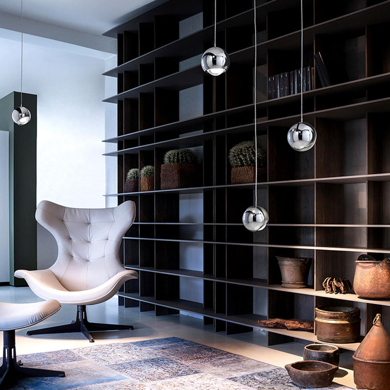 Valentina Modern Lustrous Golden Metal Ball Pendant Light - Neutralighting