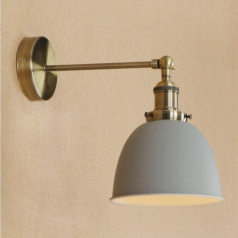 Epoch Hanging Wall Lamp Retro/Vintage, Metal/LED, Black/White/Gray, Bedroom - Neutralighting
