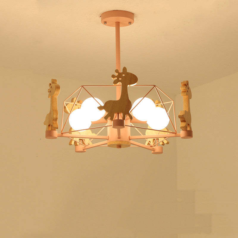 Arisha Giraffes LED Flush Mount Ceiling Light