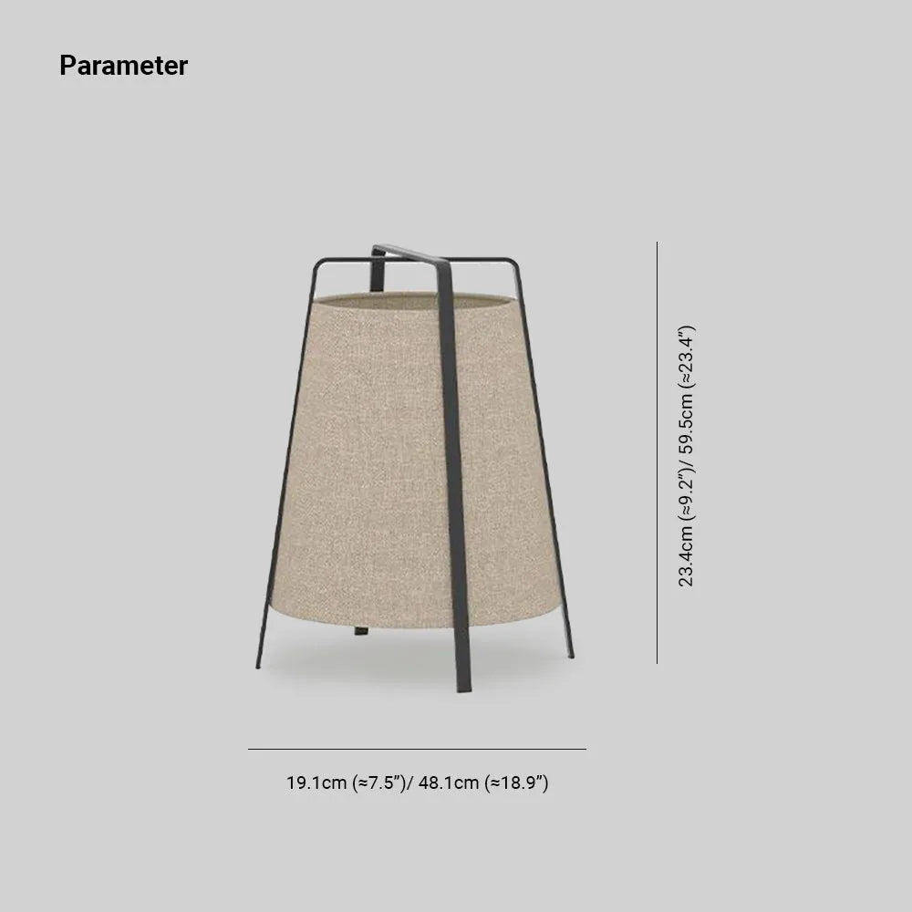 Ritta Modern Minimalist Fabric Floor Lamp, S/L - Neutralighting