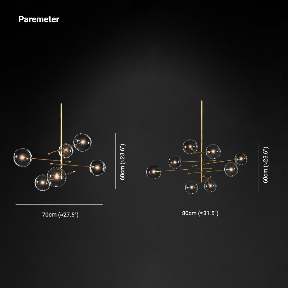 Valentina Modern Nordic Clear Bubble Pendant Light - Neutralighting