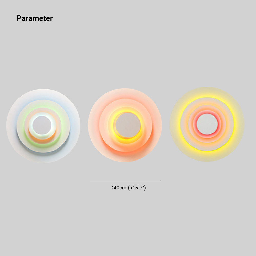Aria Circular 3-in-1 Colorful LED Wall Lamp - Neutralighting