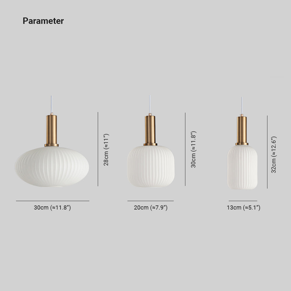 Valentina Morden Bubble Glass Pendant Light, White, Bedroom - Neutralighting
