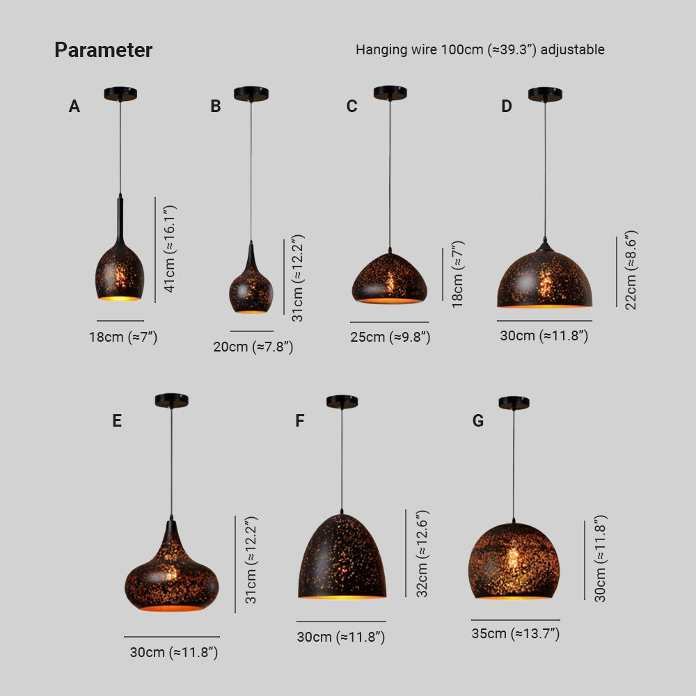 Alessio Geometry Pendant Light, 7 Style - Neutralighting