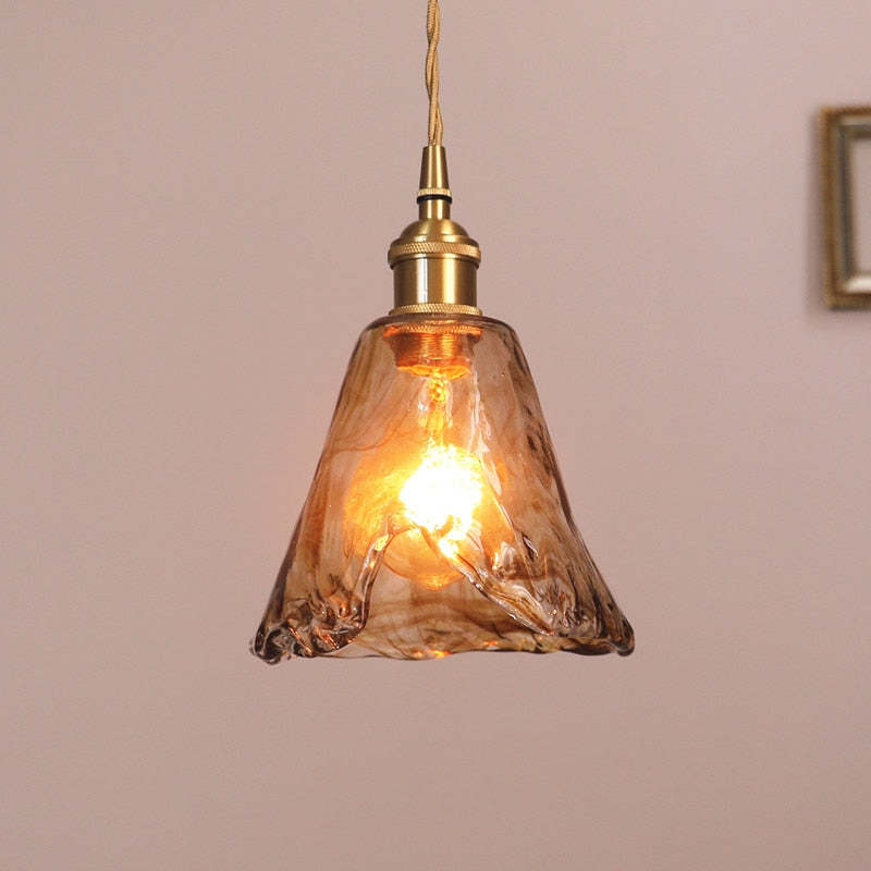 Zina Pendant Light Glass&Brass - Neutralighting