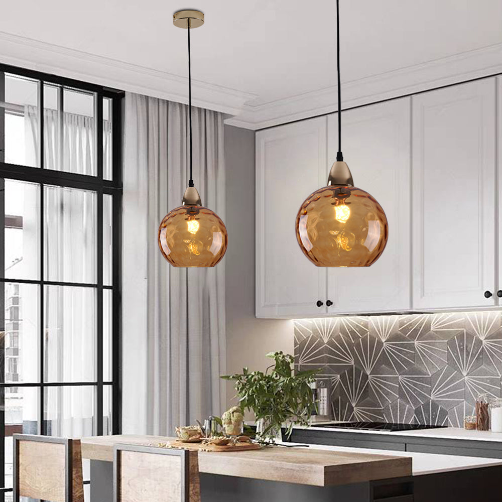 Water Ripple Glass Pendant Lights - Neutralighting