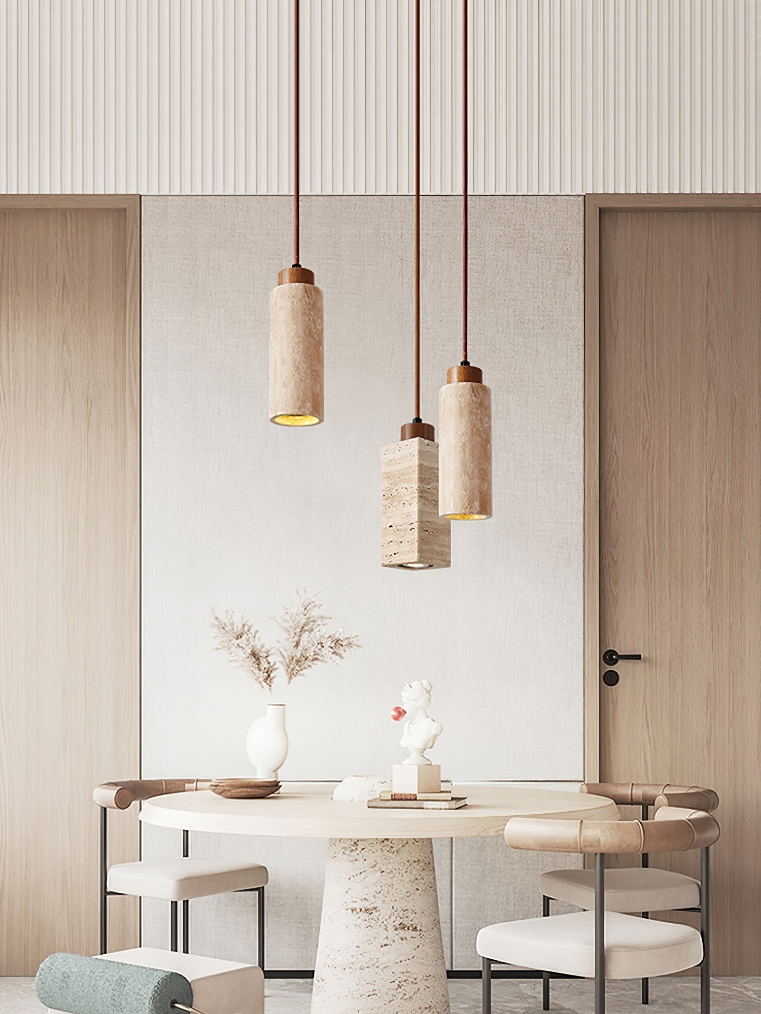 Avloris Travertine Pendant Light - Neutralighting