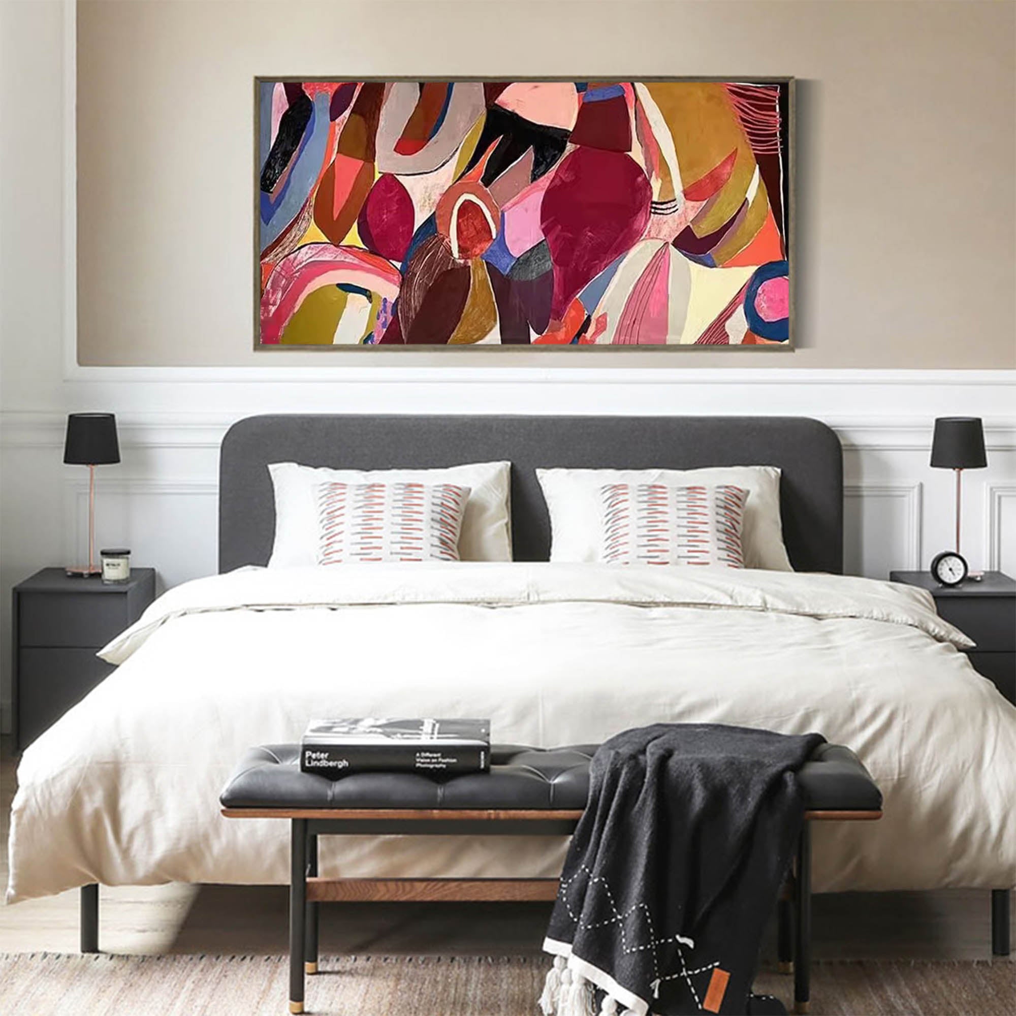 Abstract Canvas Art AB061 - Neutralighting