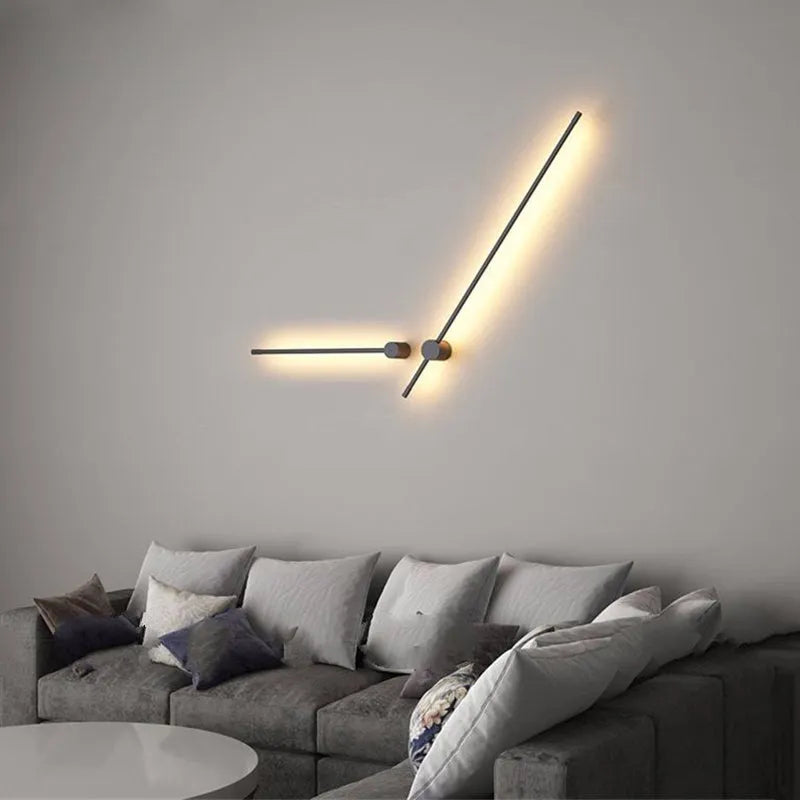 Eonix Minimalist Rotatable Linear Outdoor Wall Lamp, Black - Neutralighting