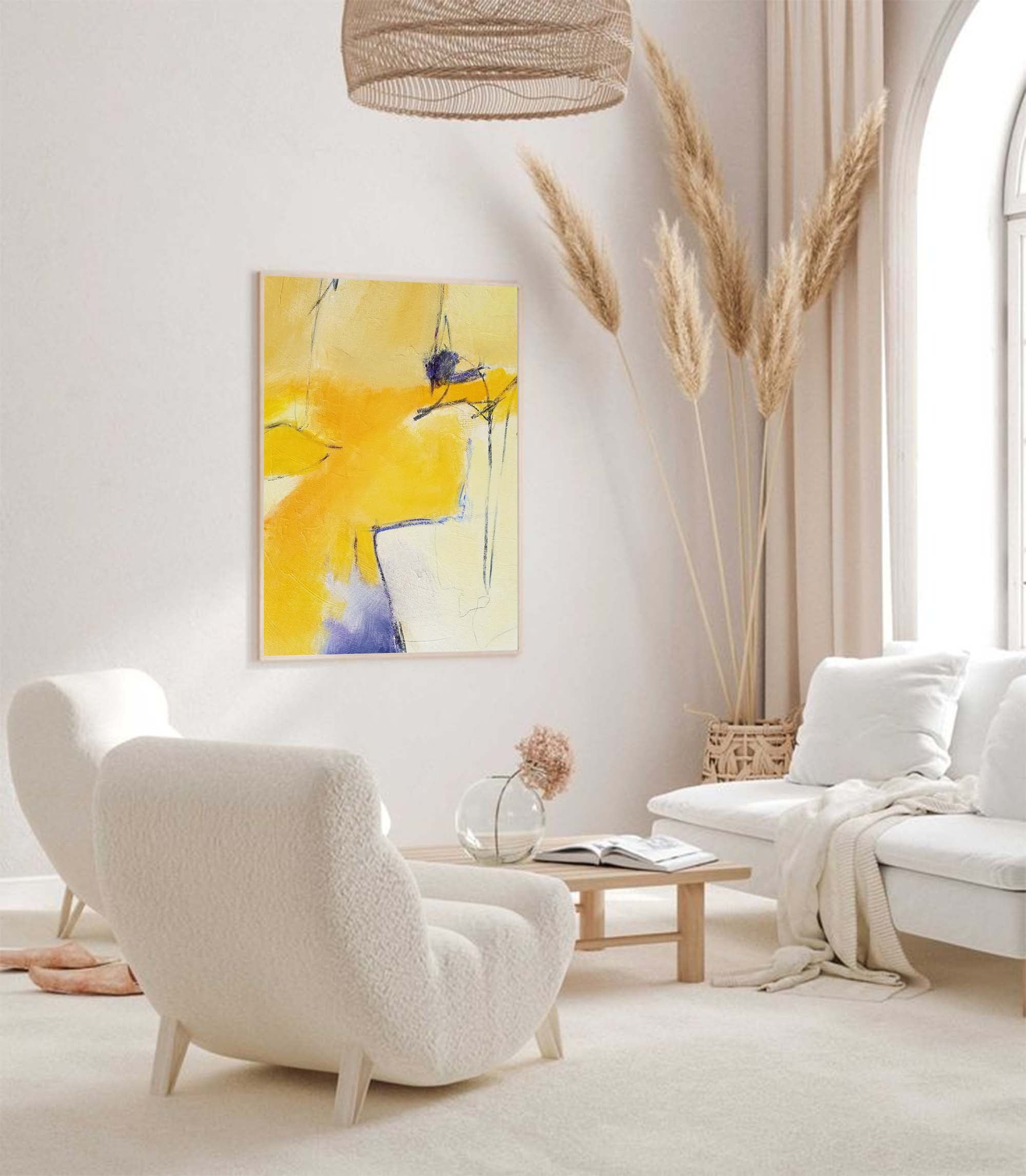 Wall Art Minimalist Serene Warm Contemporary